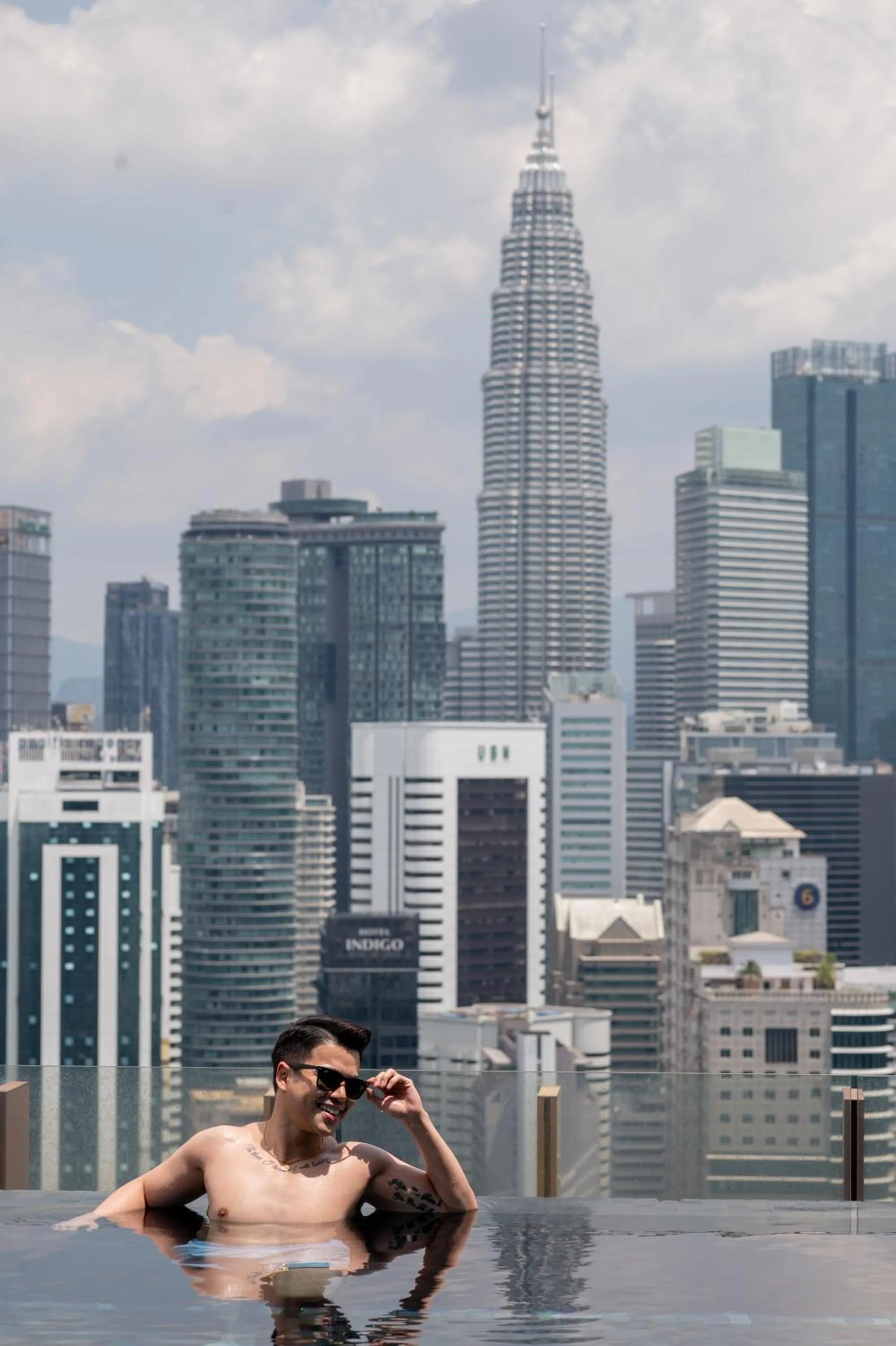 Pool view in Ceylonz Leisure Suites KLCC Bukit Bintang