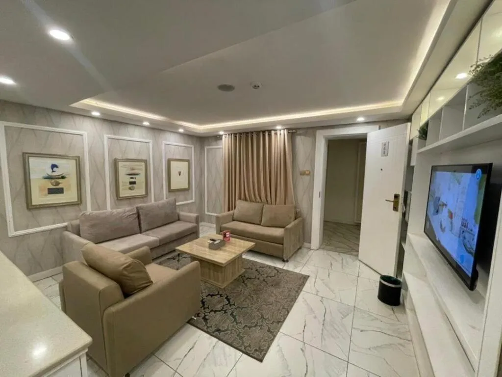 Living room in The Palms Hotel