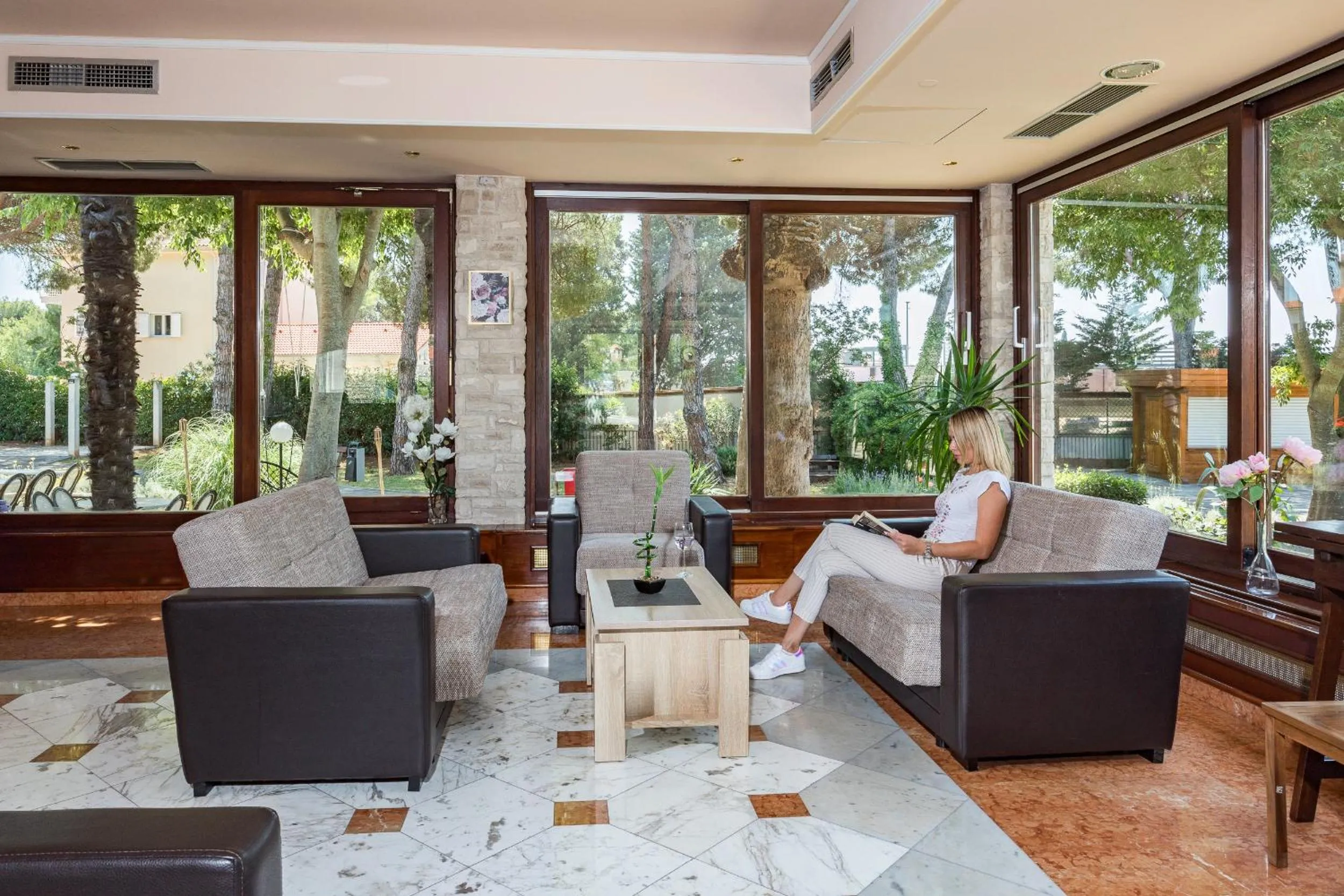 People in Minerva Hotel