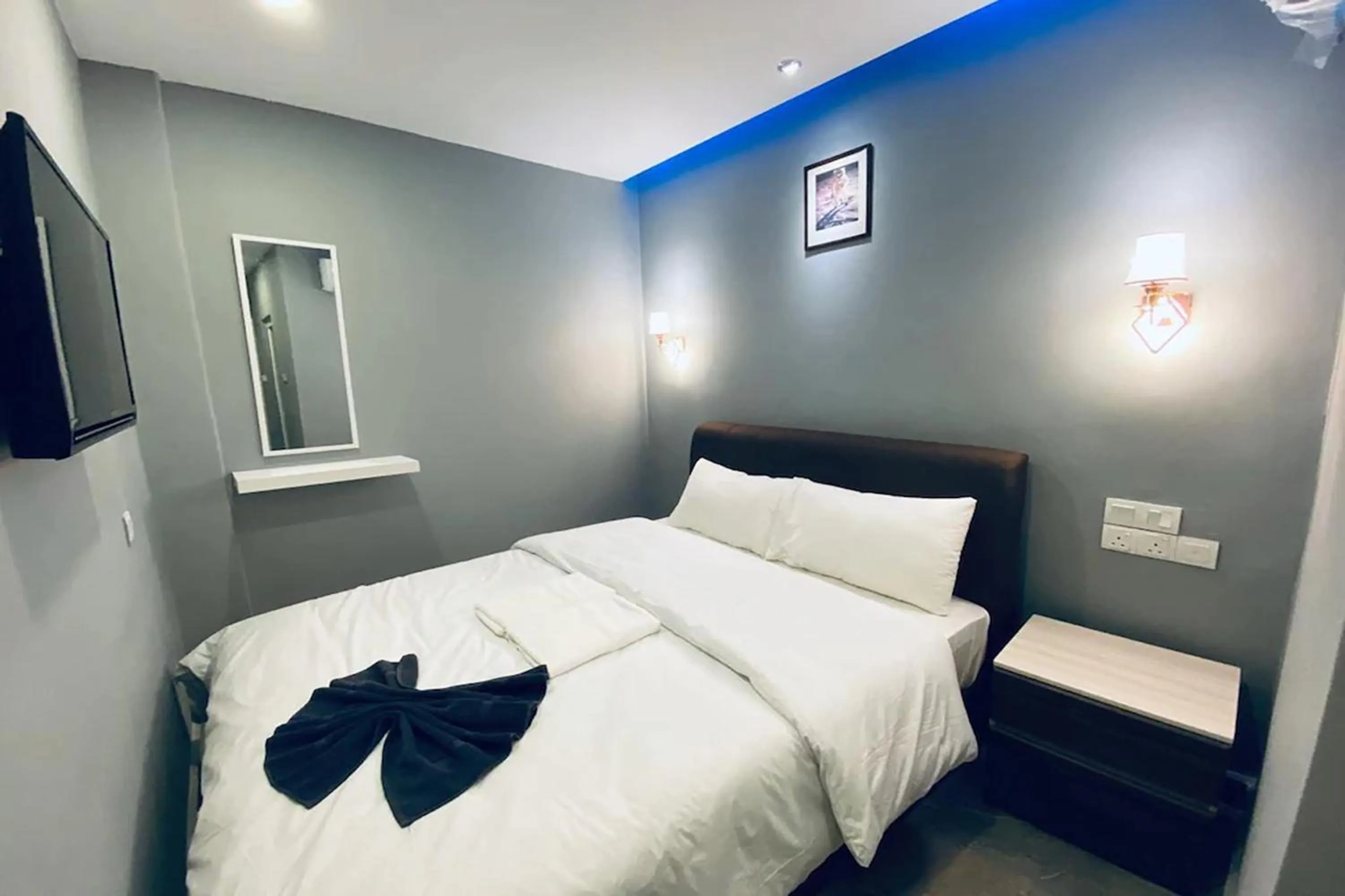 Bed in Hotel Dlima Inn Bukit Bintang