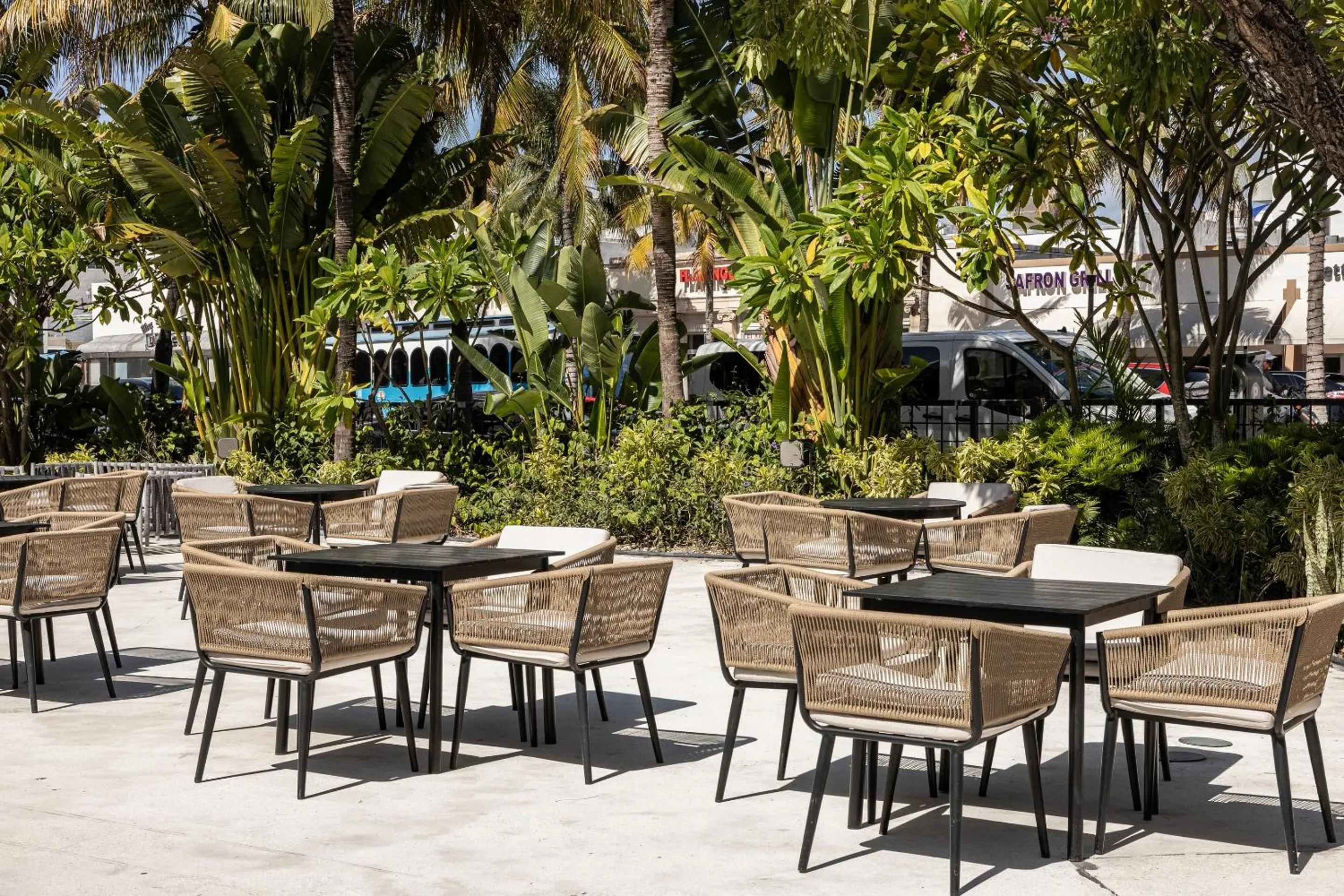 Dining area in Kenmore Village Hotel, South Beach