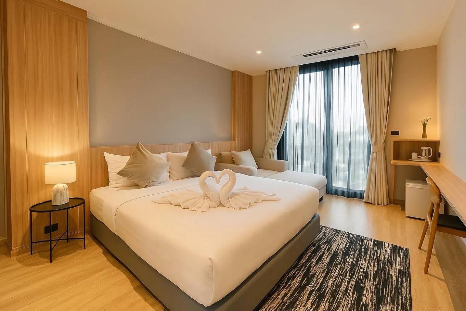 Bed in Carrara Hotel Hatyai
