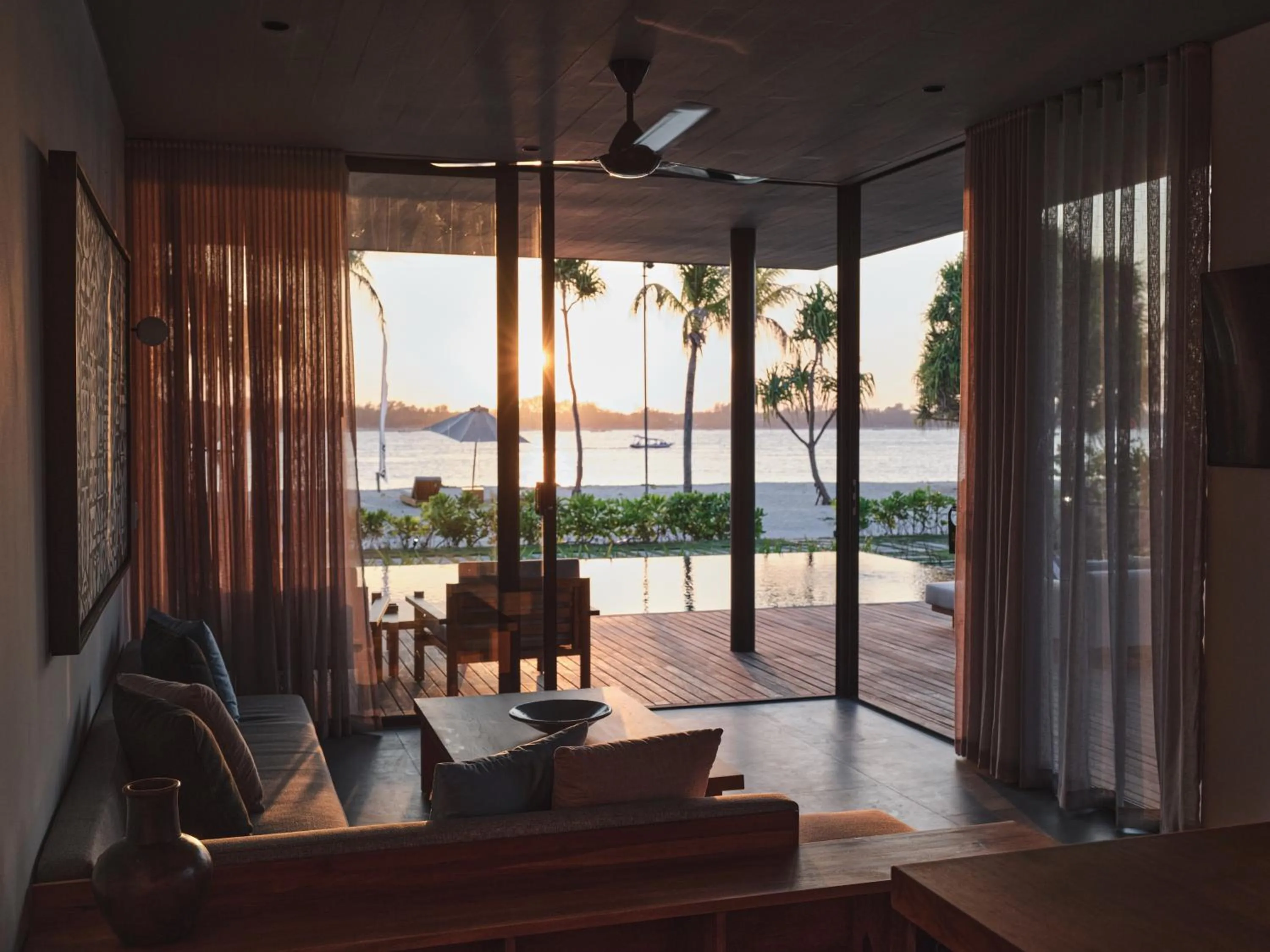 Living room in BASK Gili Meno