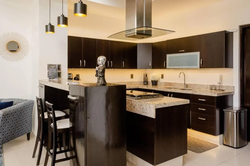 Kitchen or kitchenette in Hermoso Penthouse Rooftop con alberca