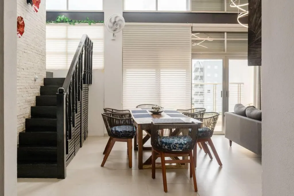 Living room in Hermoso Penthouse Rooftop con alberca