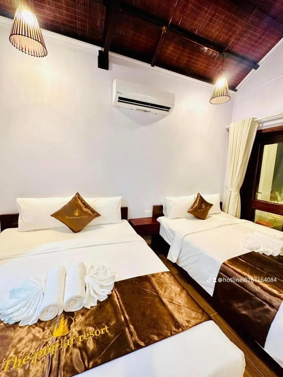 Bed in The Poplar Resort Phú Quốc