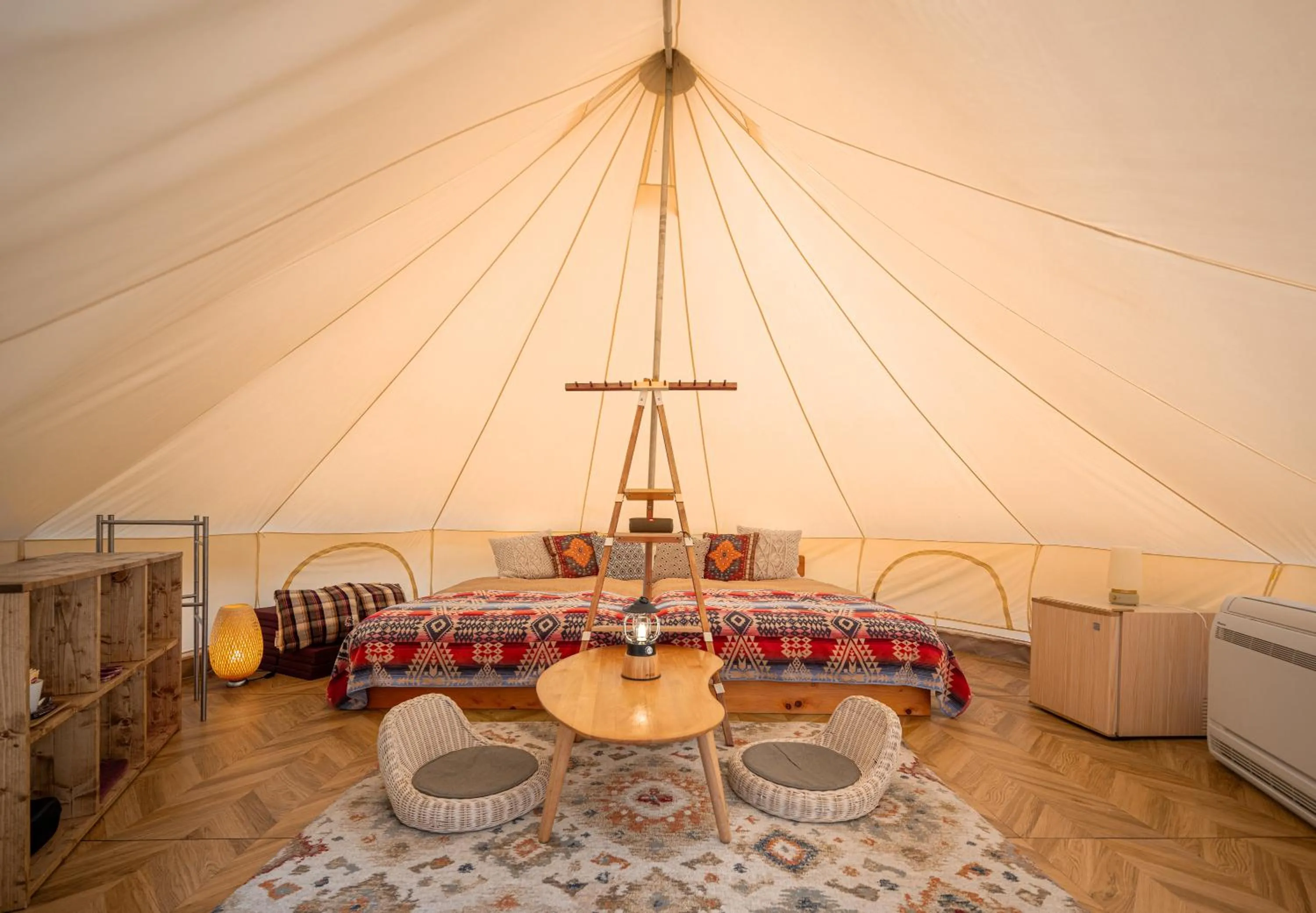 Photo of the whole room, Bed in THE FARM Resort Japan