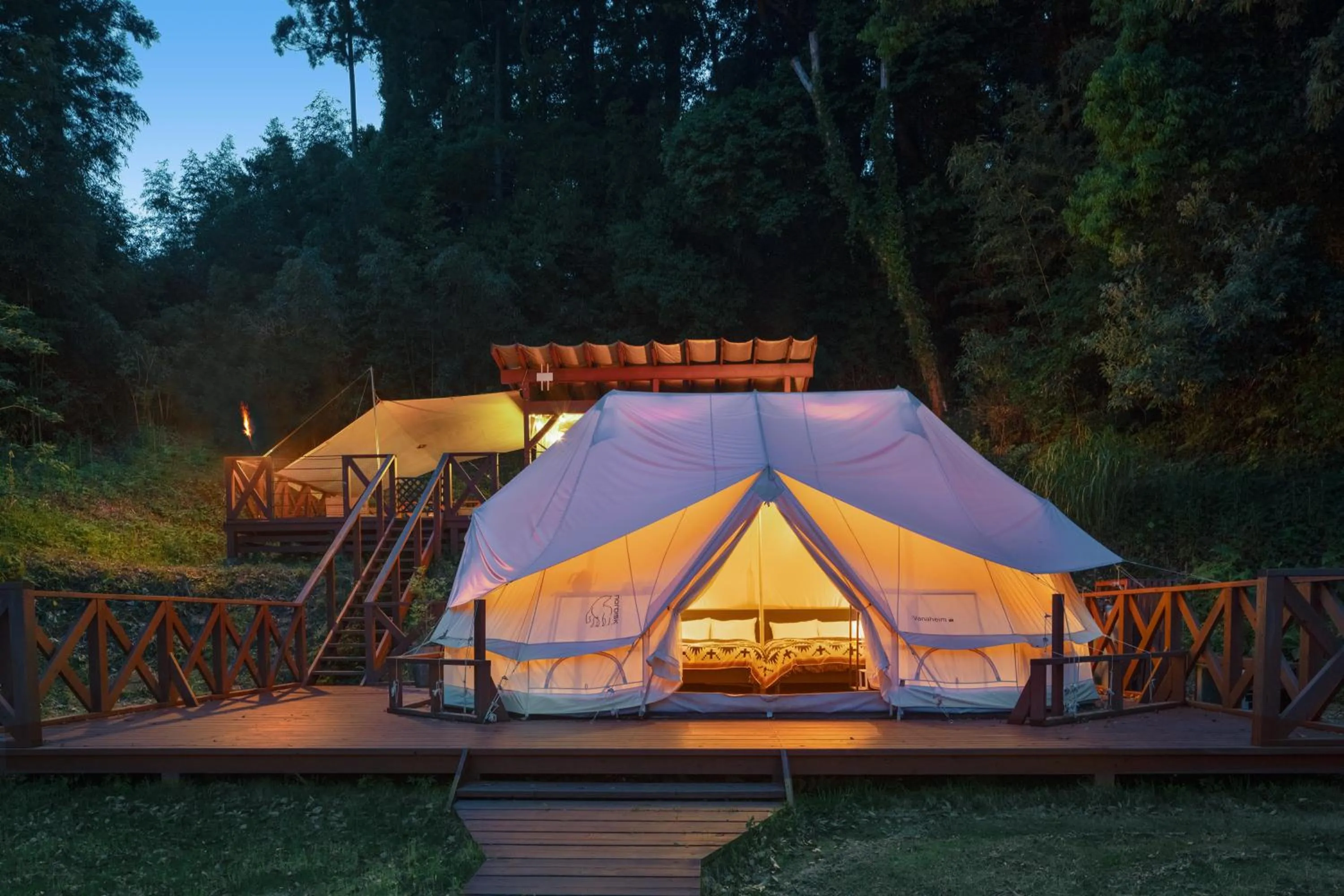 Glamping Gran Terrace in THE FARM Resort Japan
