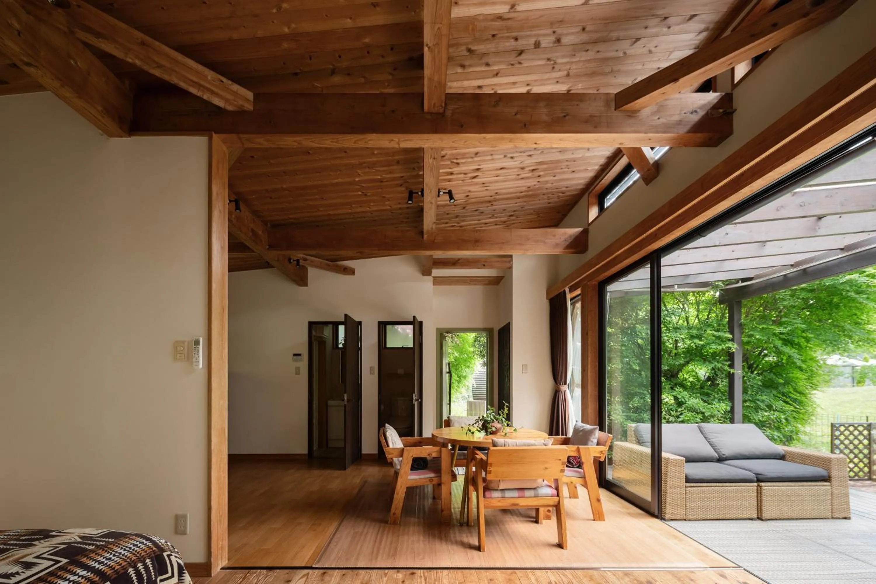 Living room in THE FARM Resort Japan