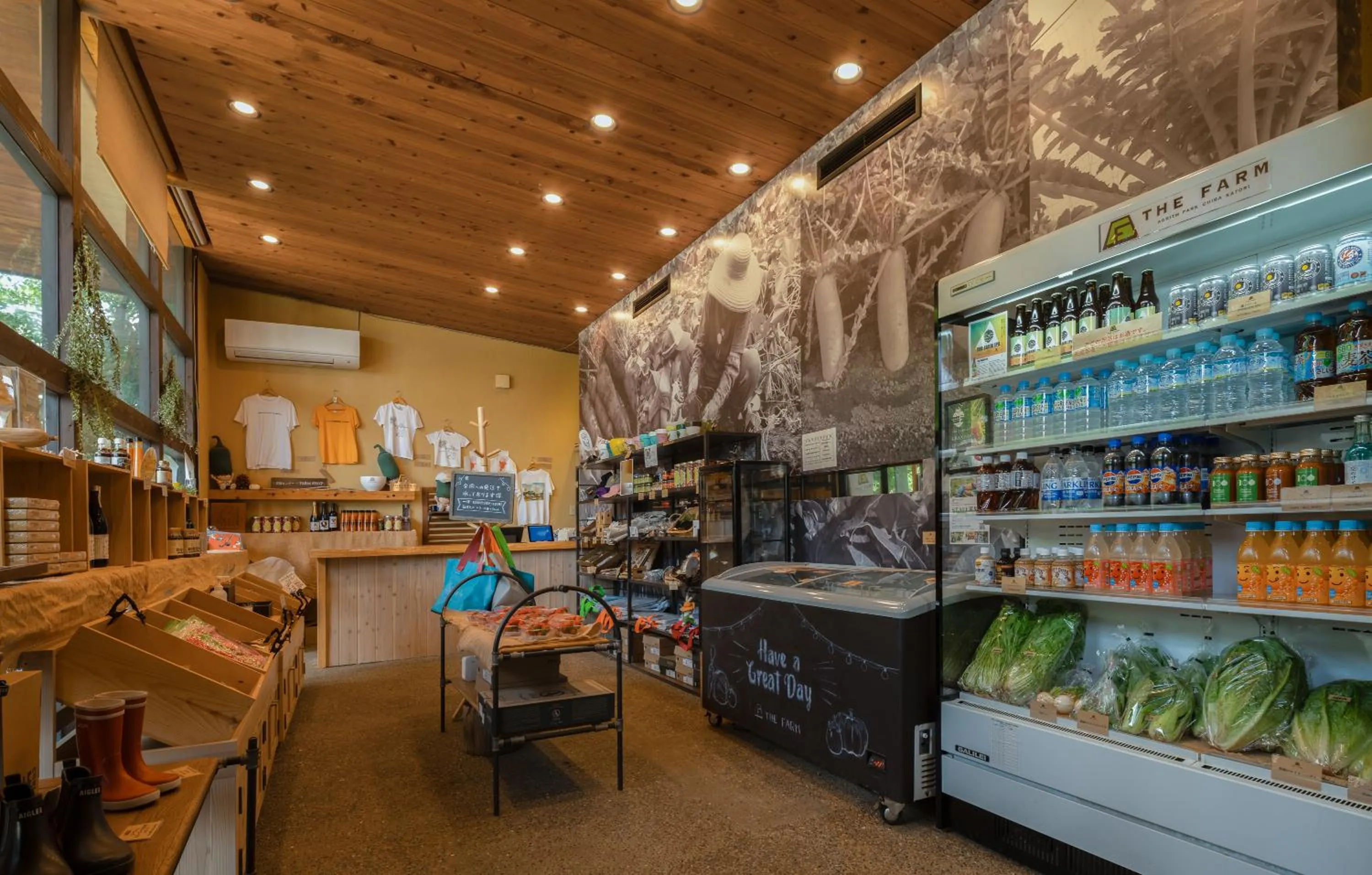 Food and drinks in THE FARM Resort Japan