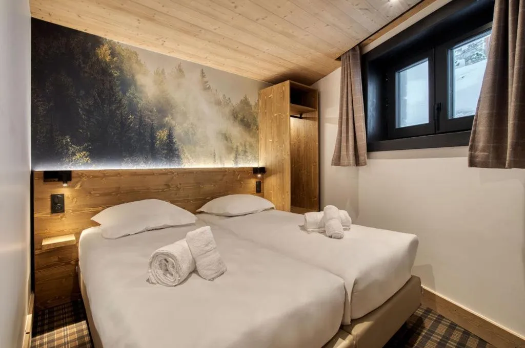 Bed in Lodge des Glaciers - La Rosière