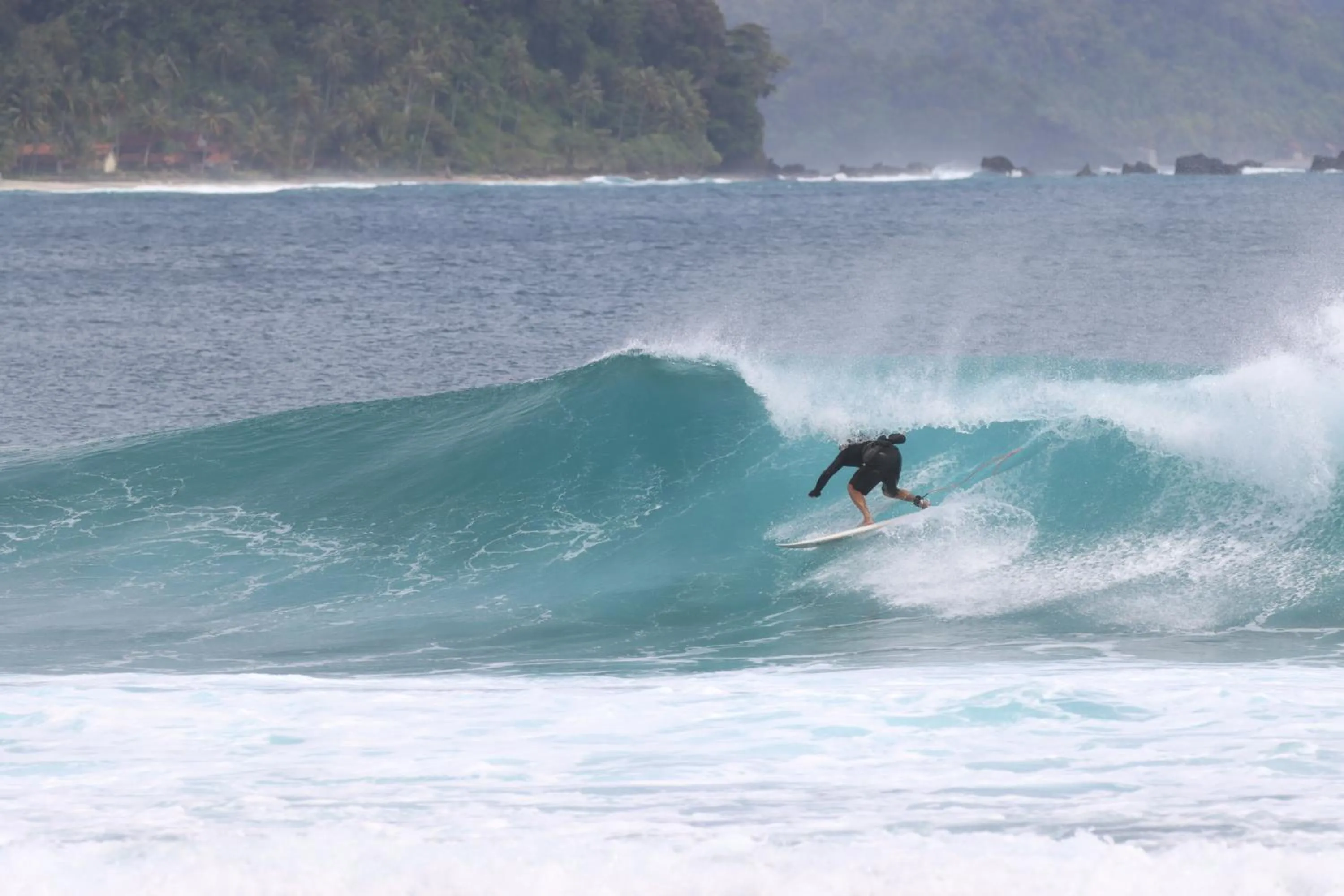 Natural landscape in Rumah Nalu surf camp