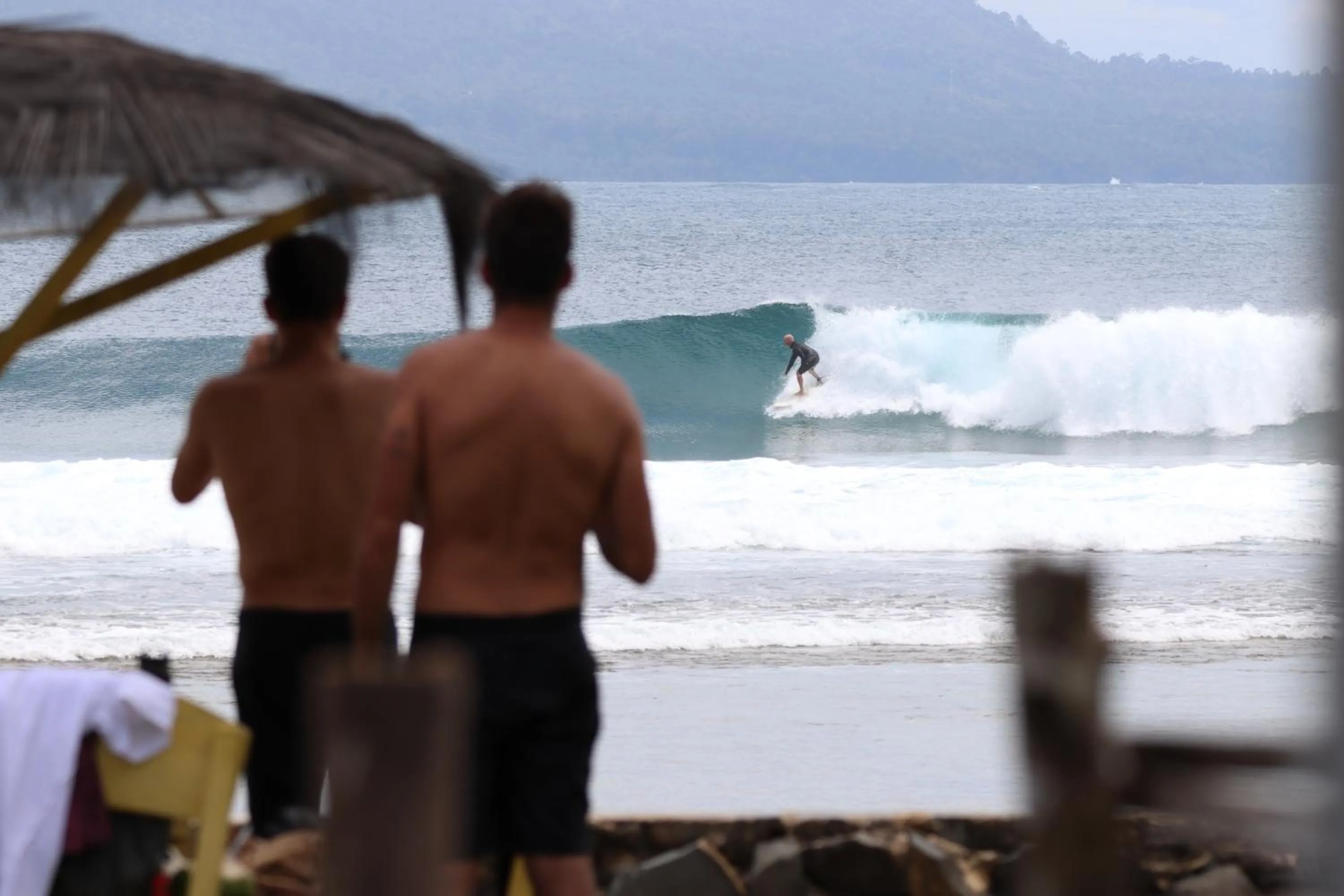 People in Rumah Nalu surf camp