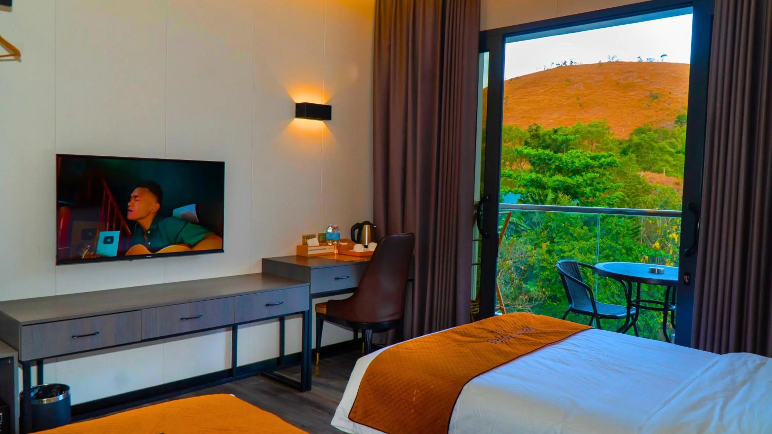 Bed in Venus Royale Hotel