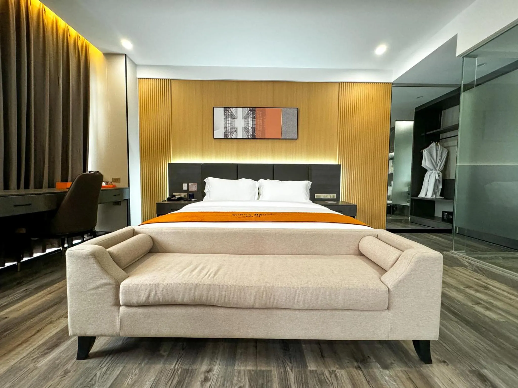 Bed in Venus Royale Hotel