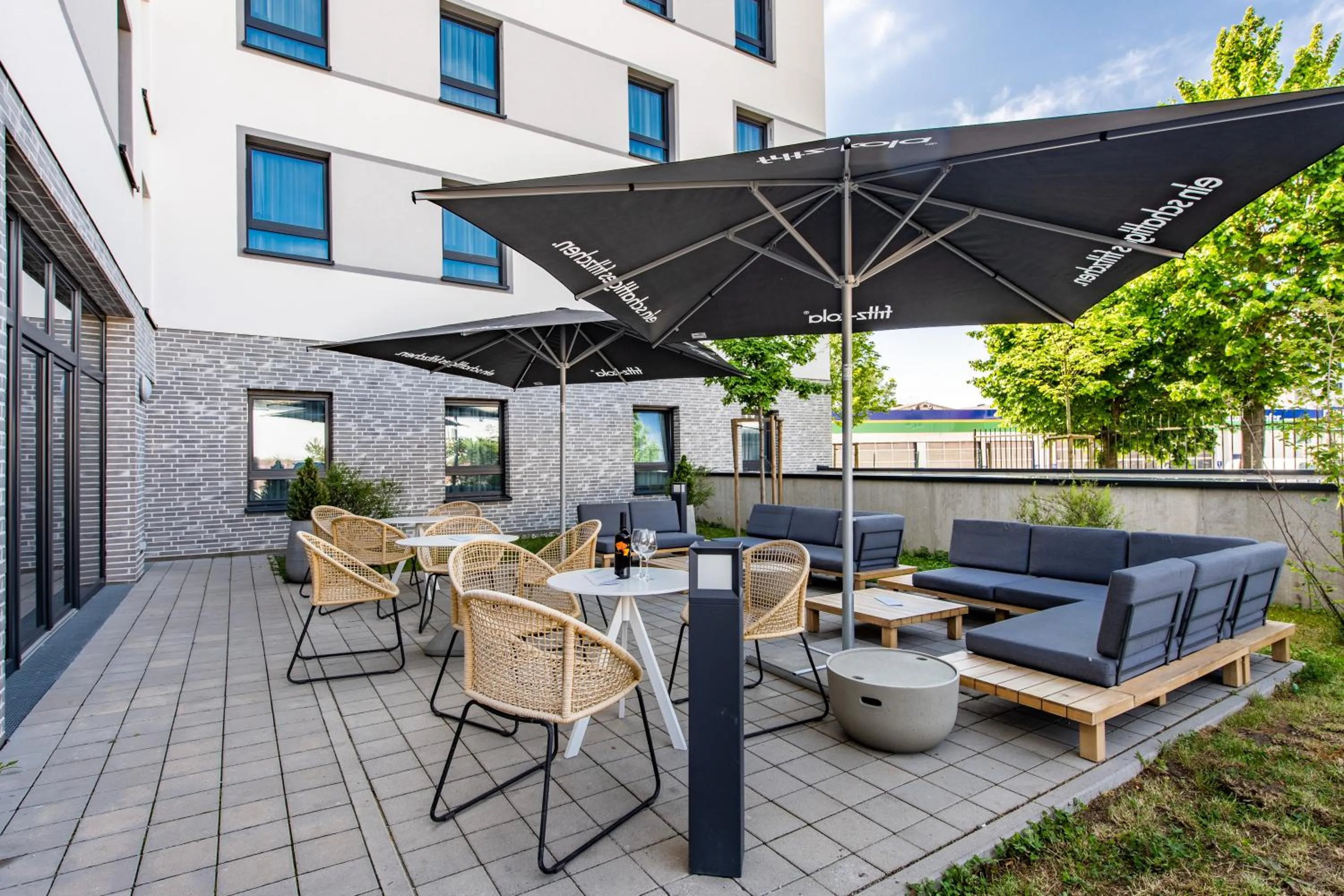 Balcony/Terrace in Premier Inn Heidelberg City Bahnstadt