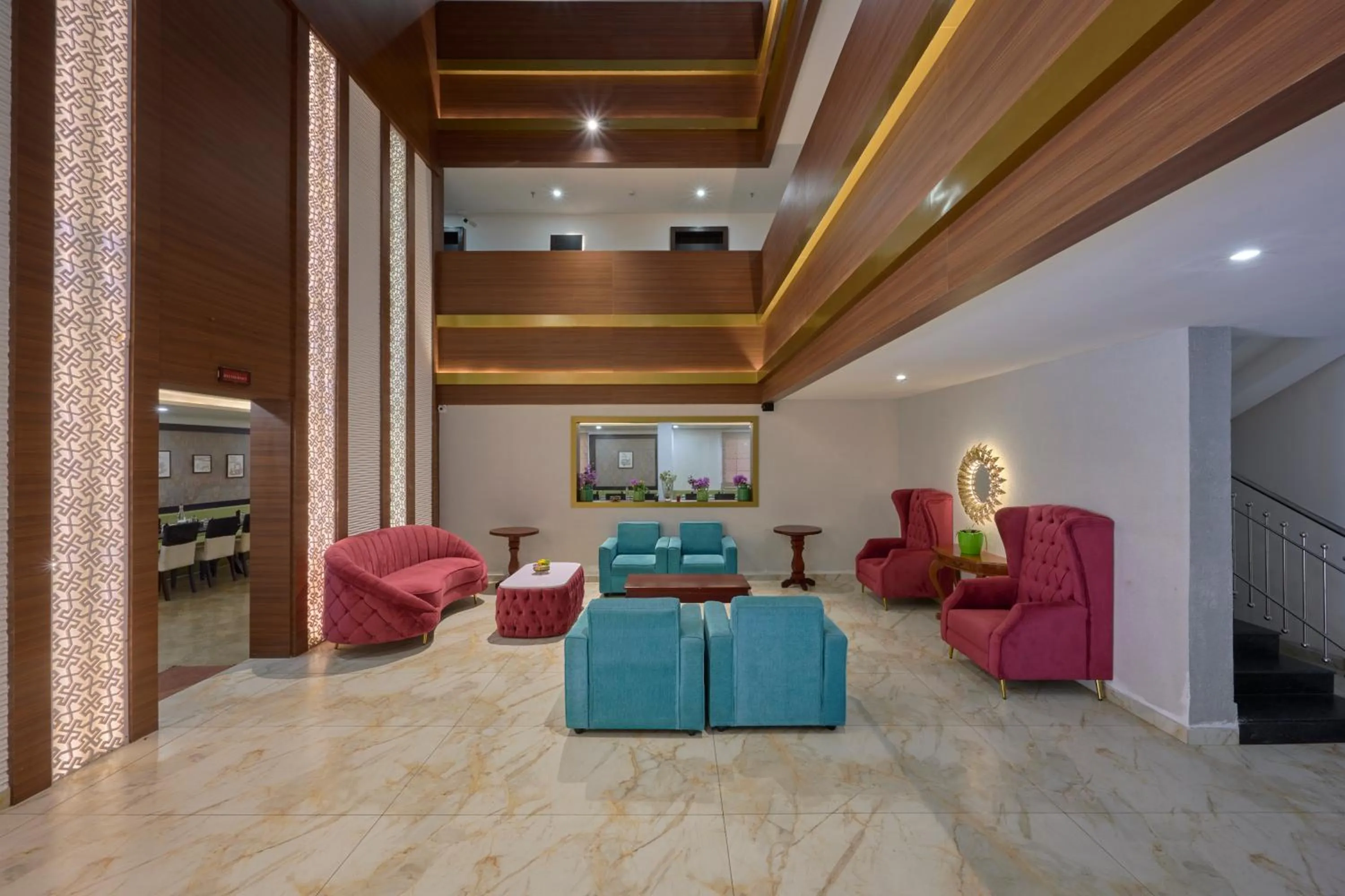 Seating area in Tiger Trails Thekkady