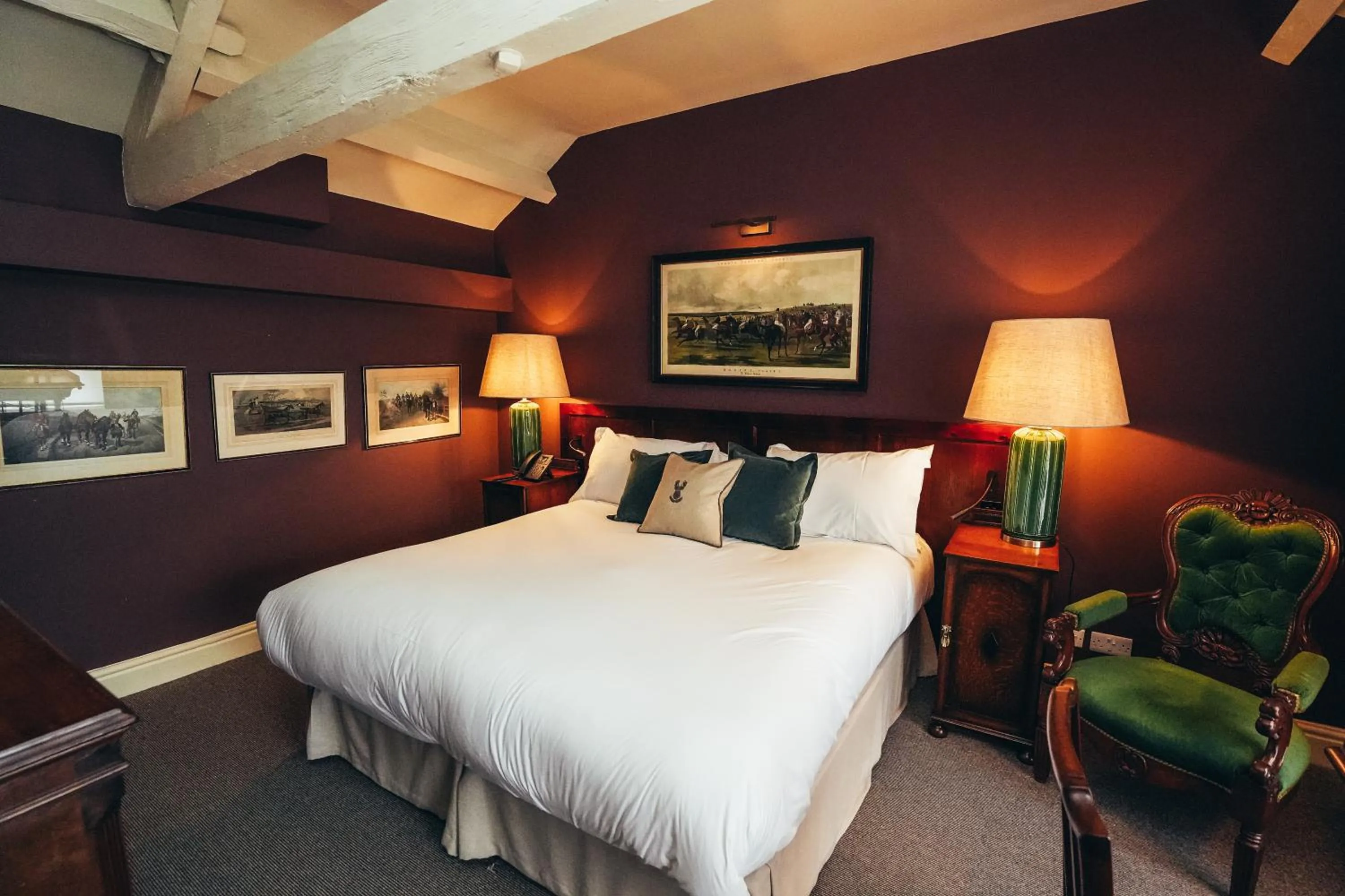 Bed in The Peacock at Rowsley