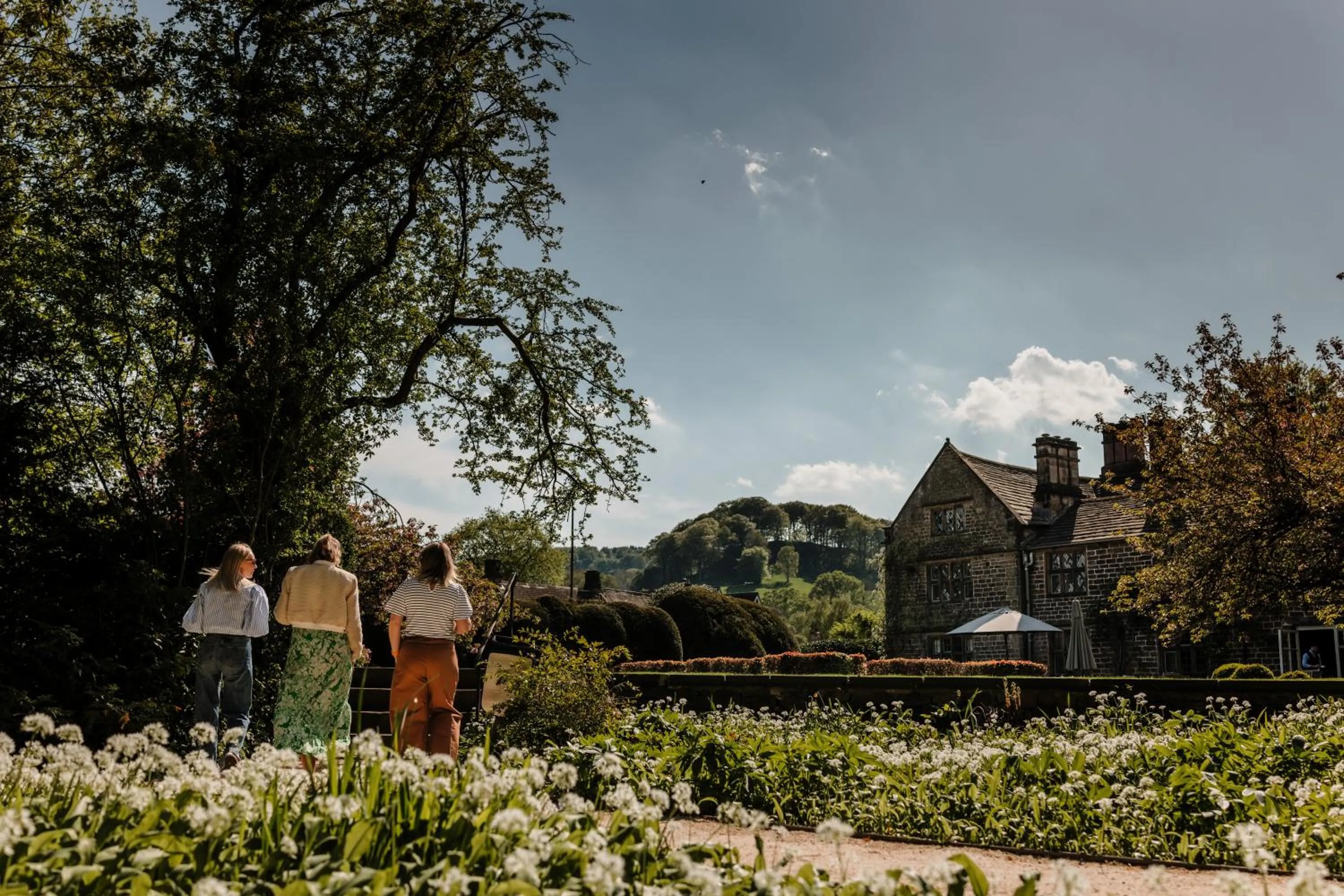 Garden in The Peacock at Rowsley