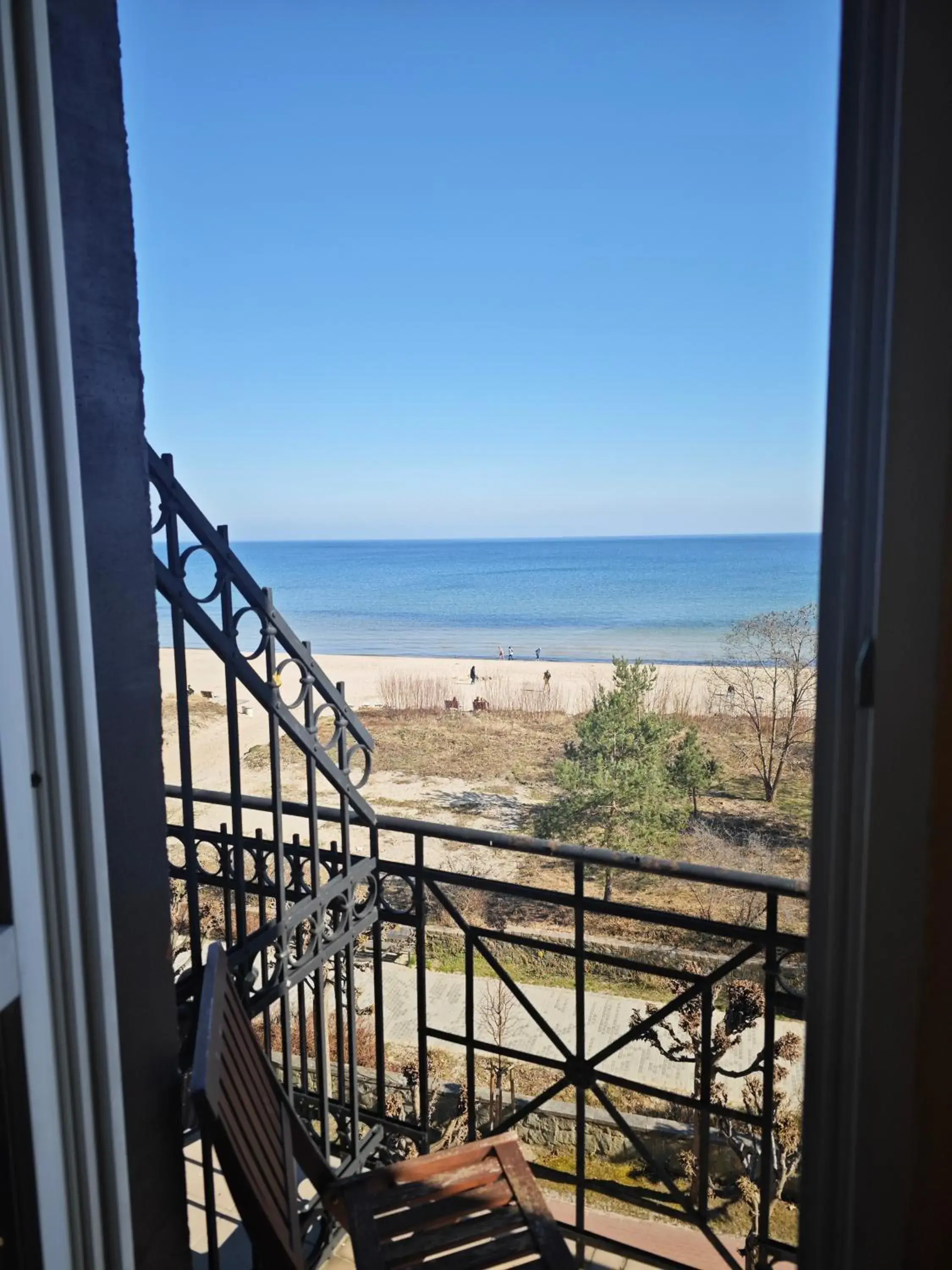 Triple Room with Sea View in Willa Księżniczki Sopotu Triple Room with Sea View in Willa Księżniczki Sopotu