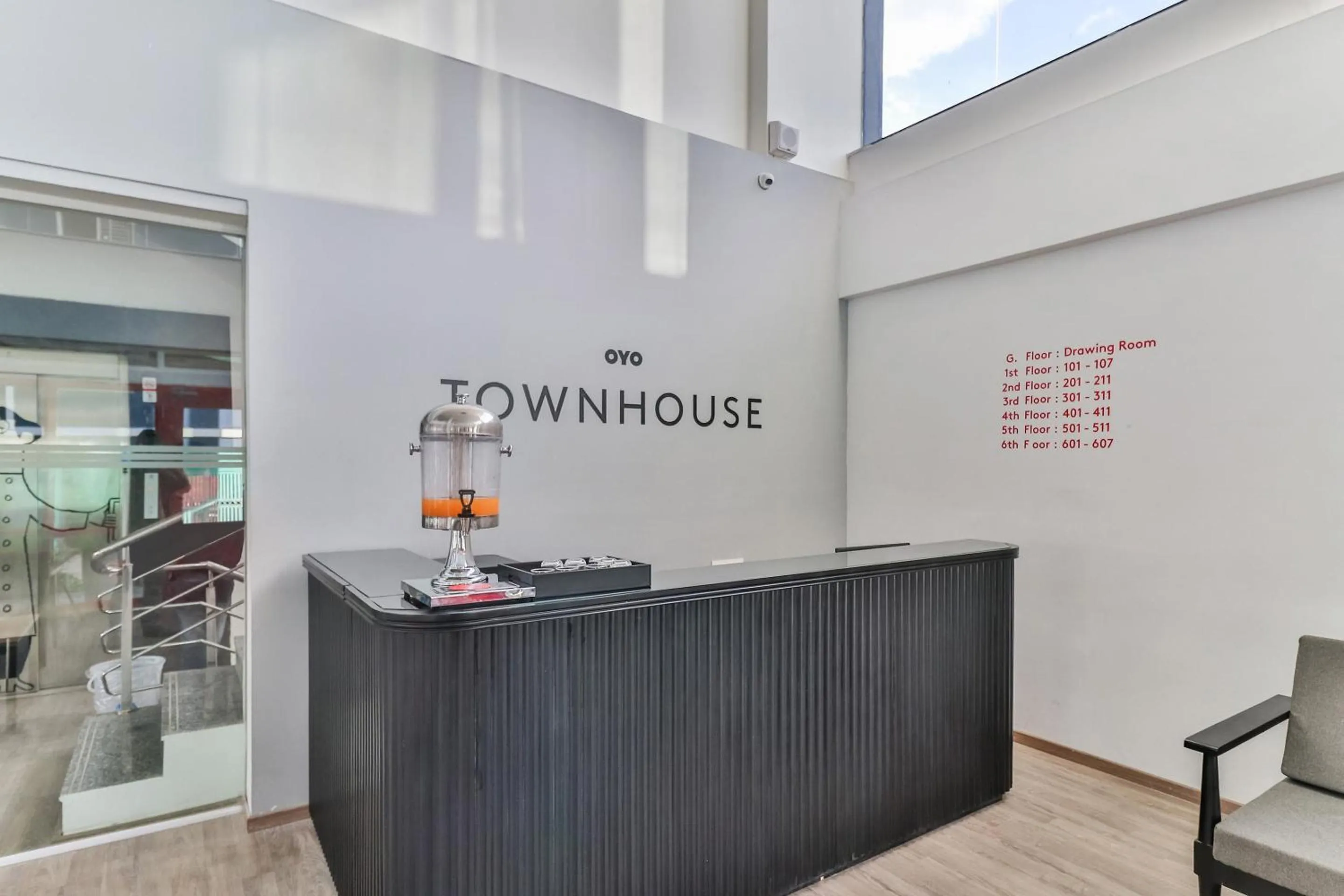 Lobby or reception in Super Townhouse Reva College University