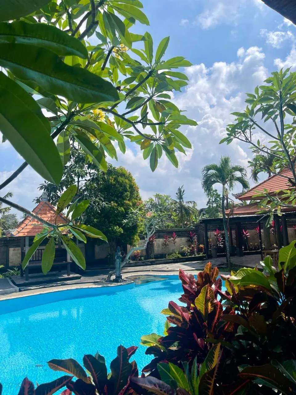 Pool view in Arbathu Villa Ubud