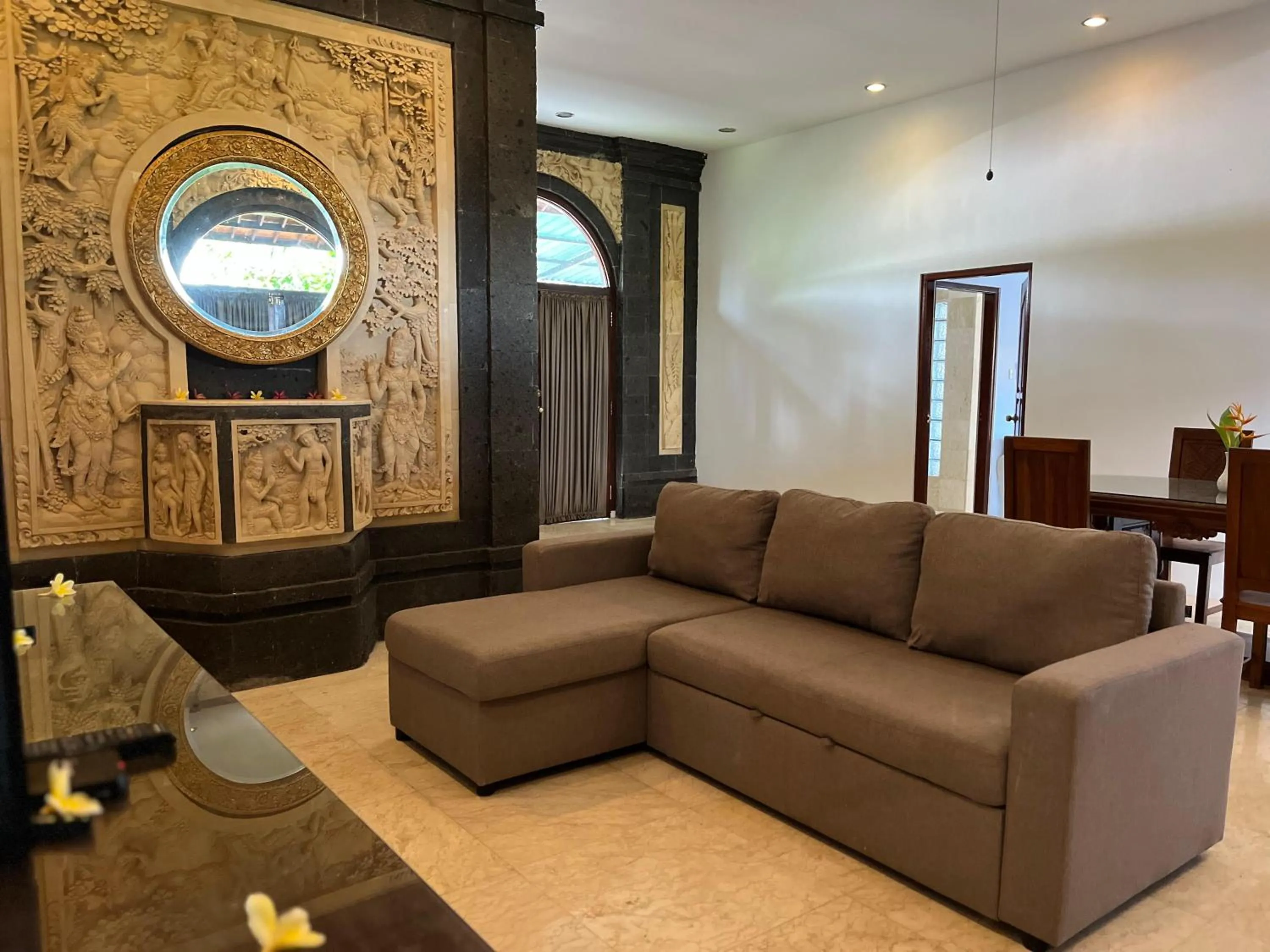 Living room in Arbathu Villa Ubud