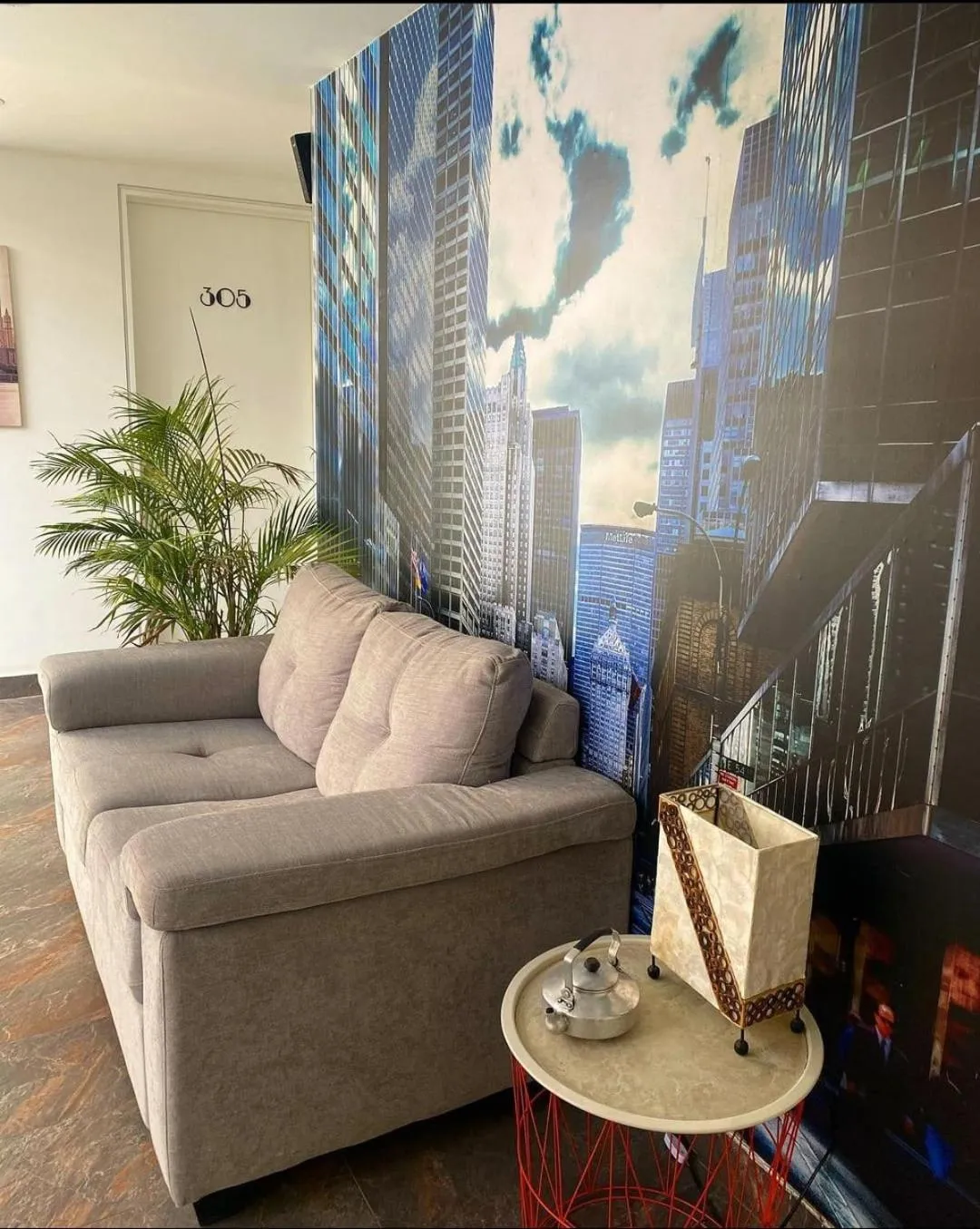 Seating area in Alojamiento Mosaic House