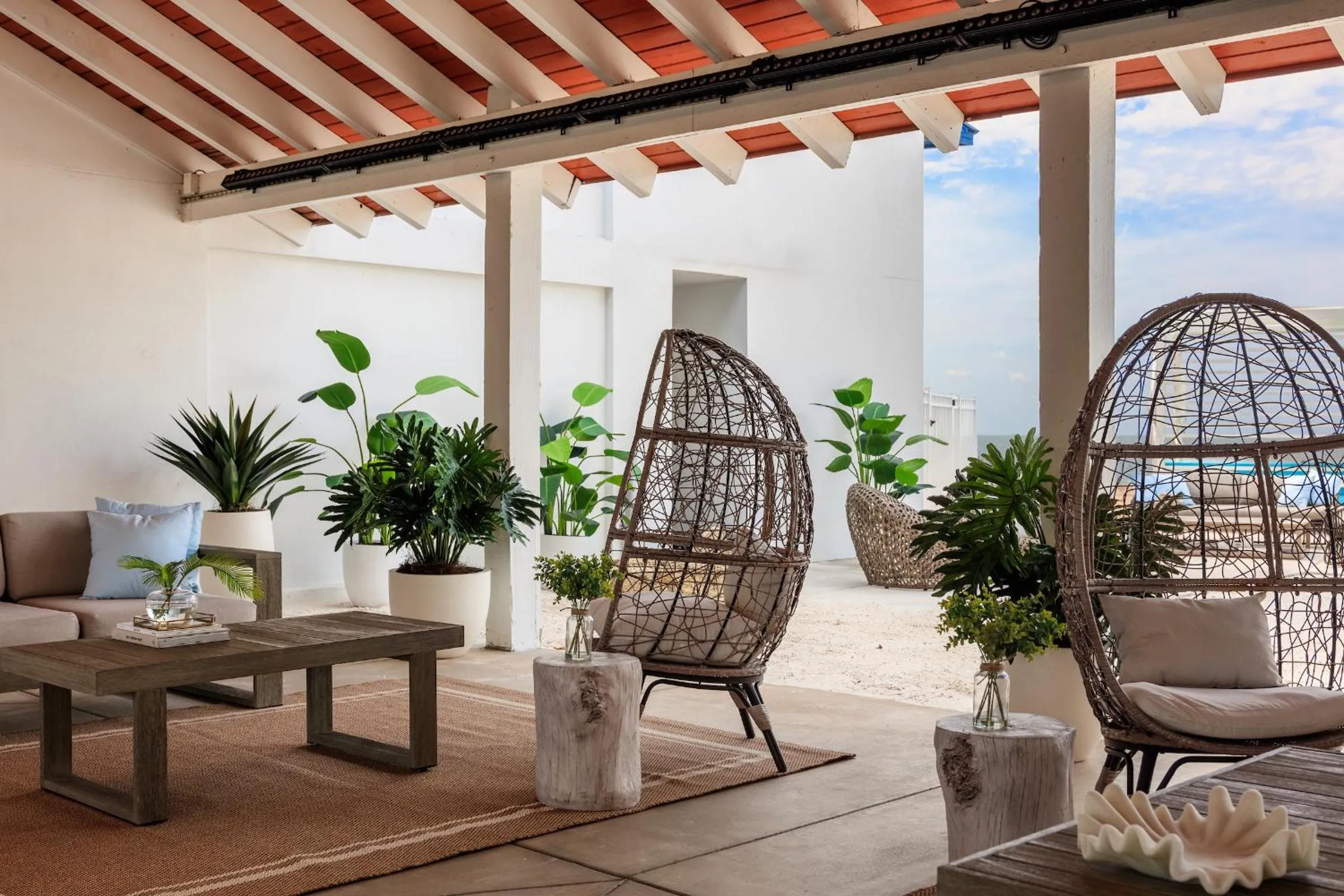 Patio in SkyBeach Resort