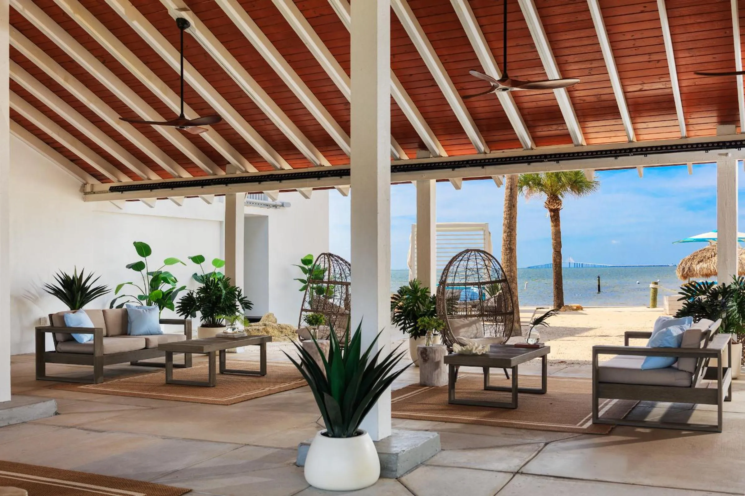 Patio in SkyBeach Resort