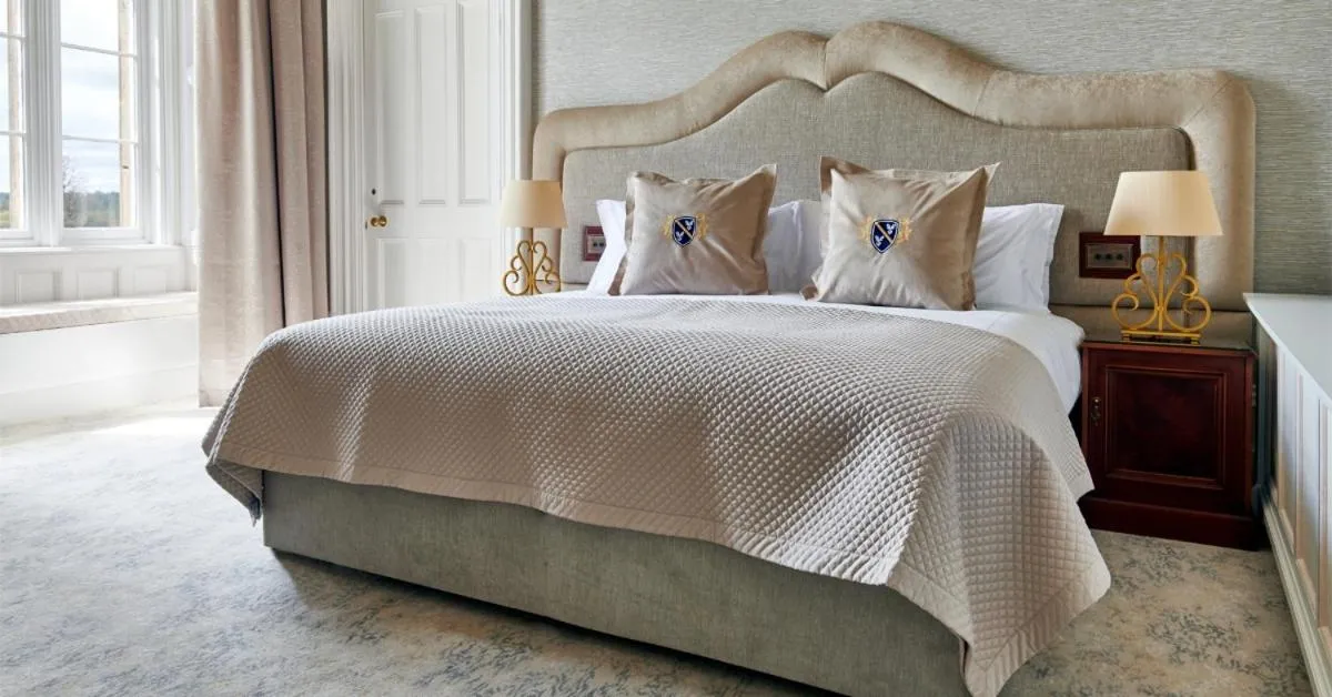 Bed in Matfen Hall Hotel, Golf & Spa