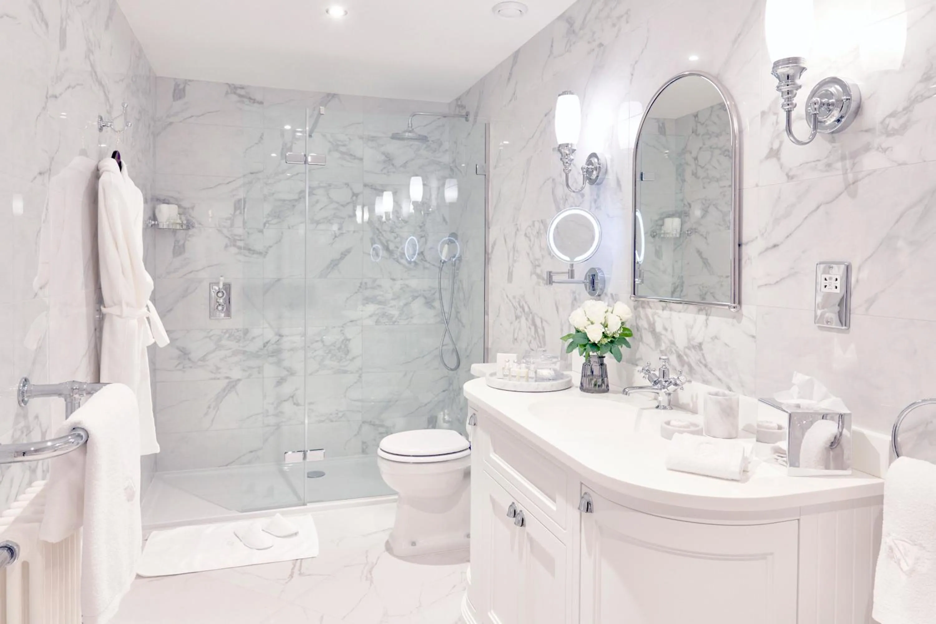 Shower in Matfen Hall Hotel, Golf & Spa