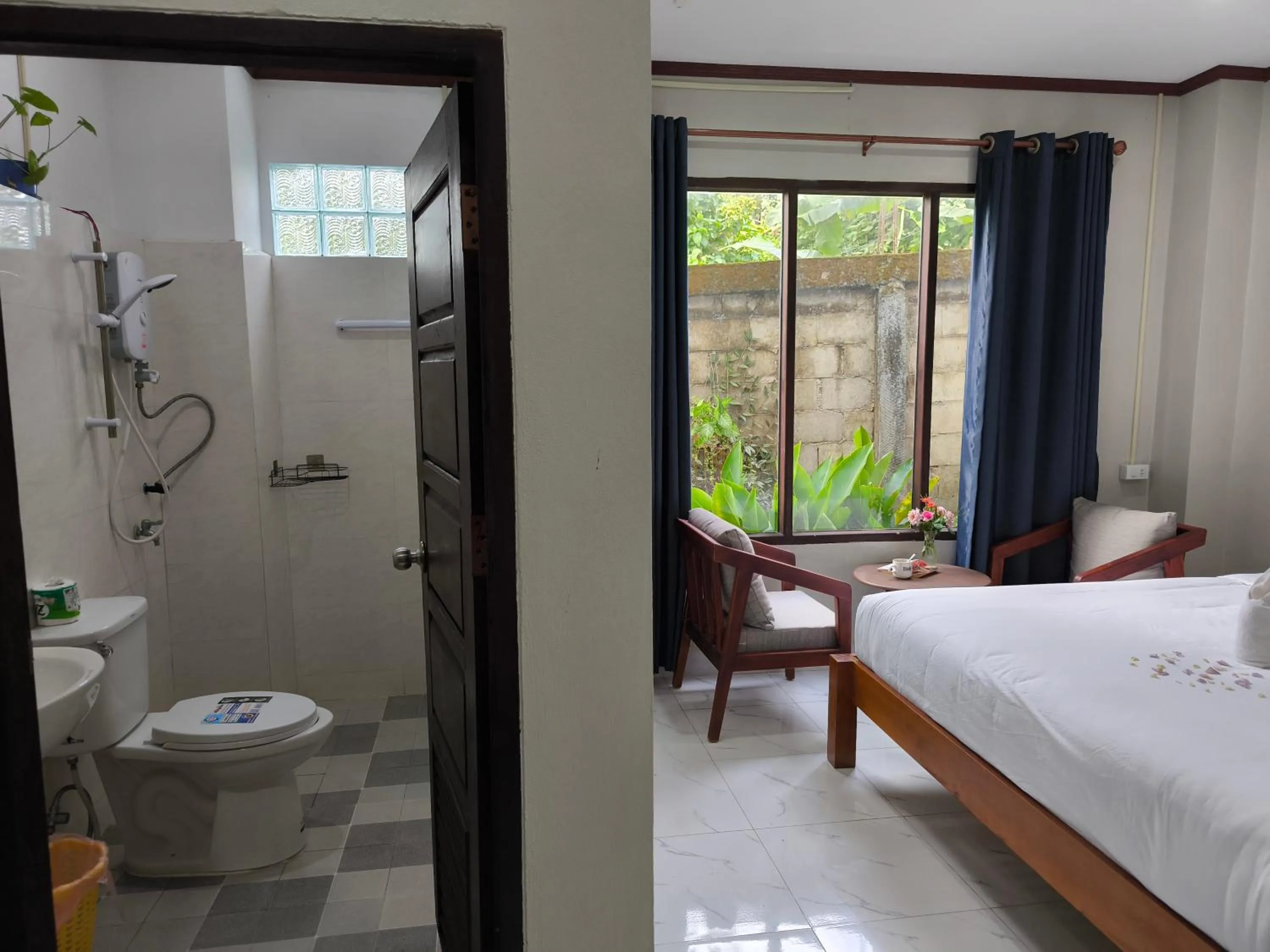 Bed in Vang Vieng Champa Resort