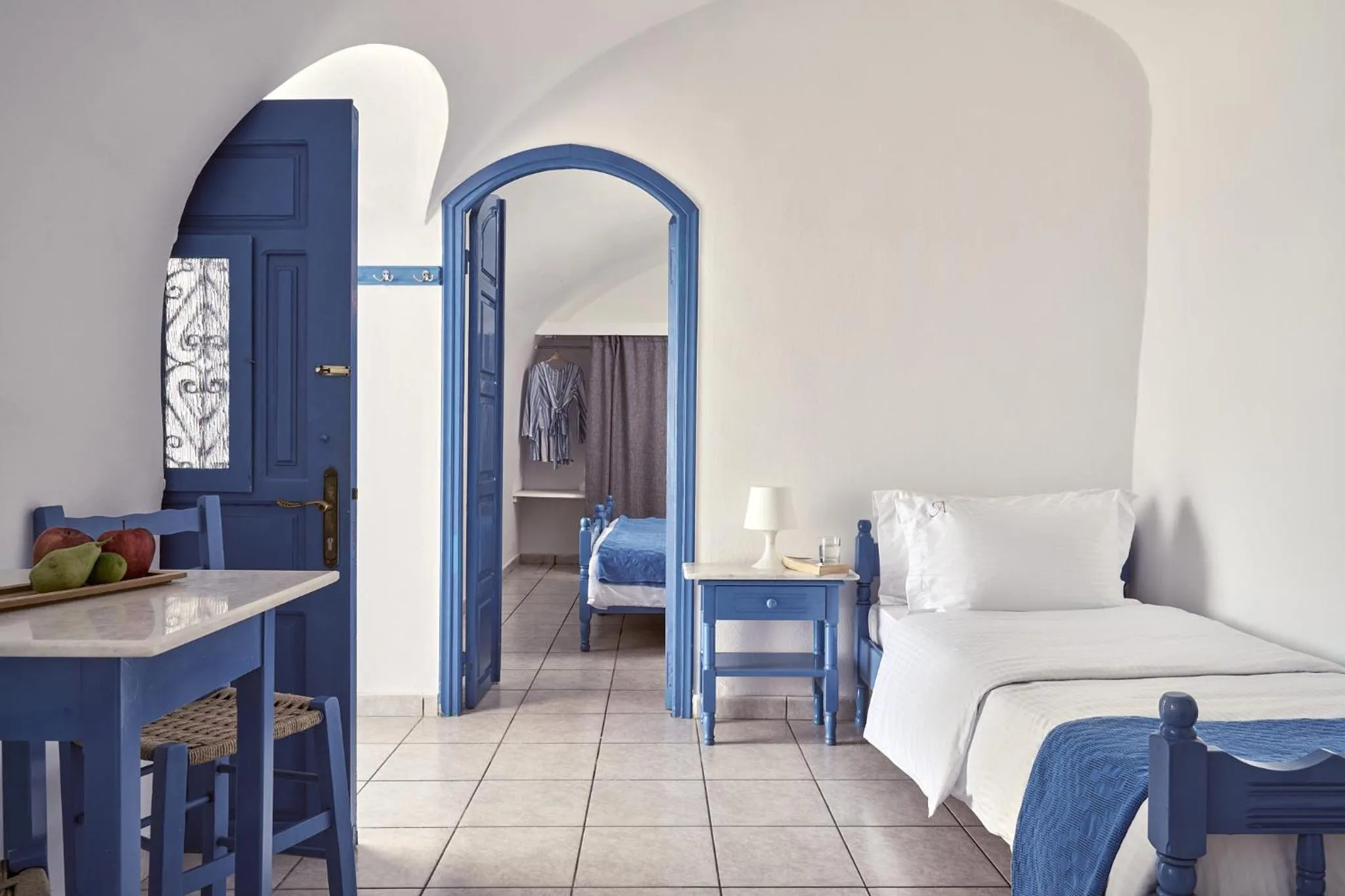 Bed in Amphitheater Cave Houses