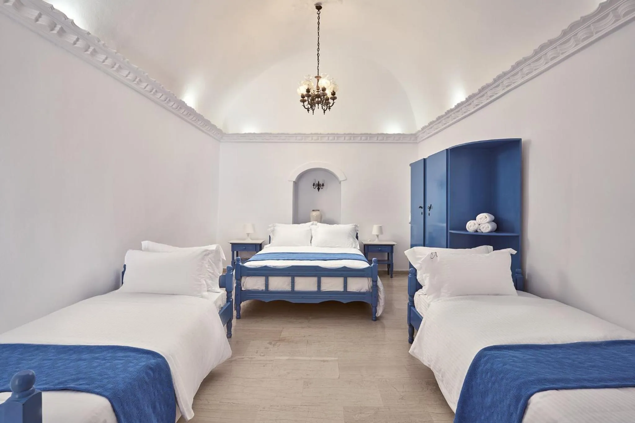 Bed in Amphitheater Cave Houses