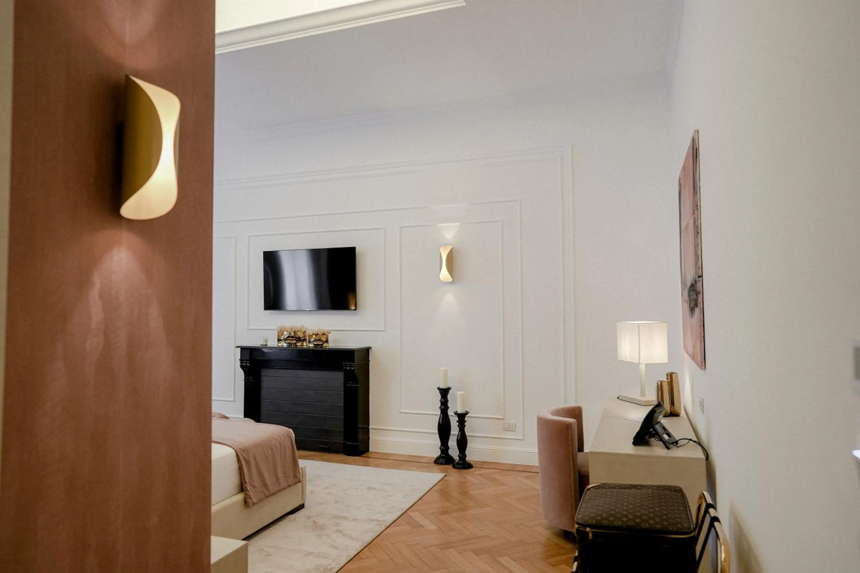 TV and multimedia, Bed in Màs Boutique Hotel Rome