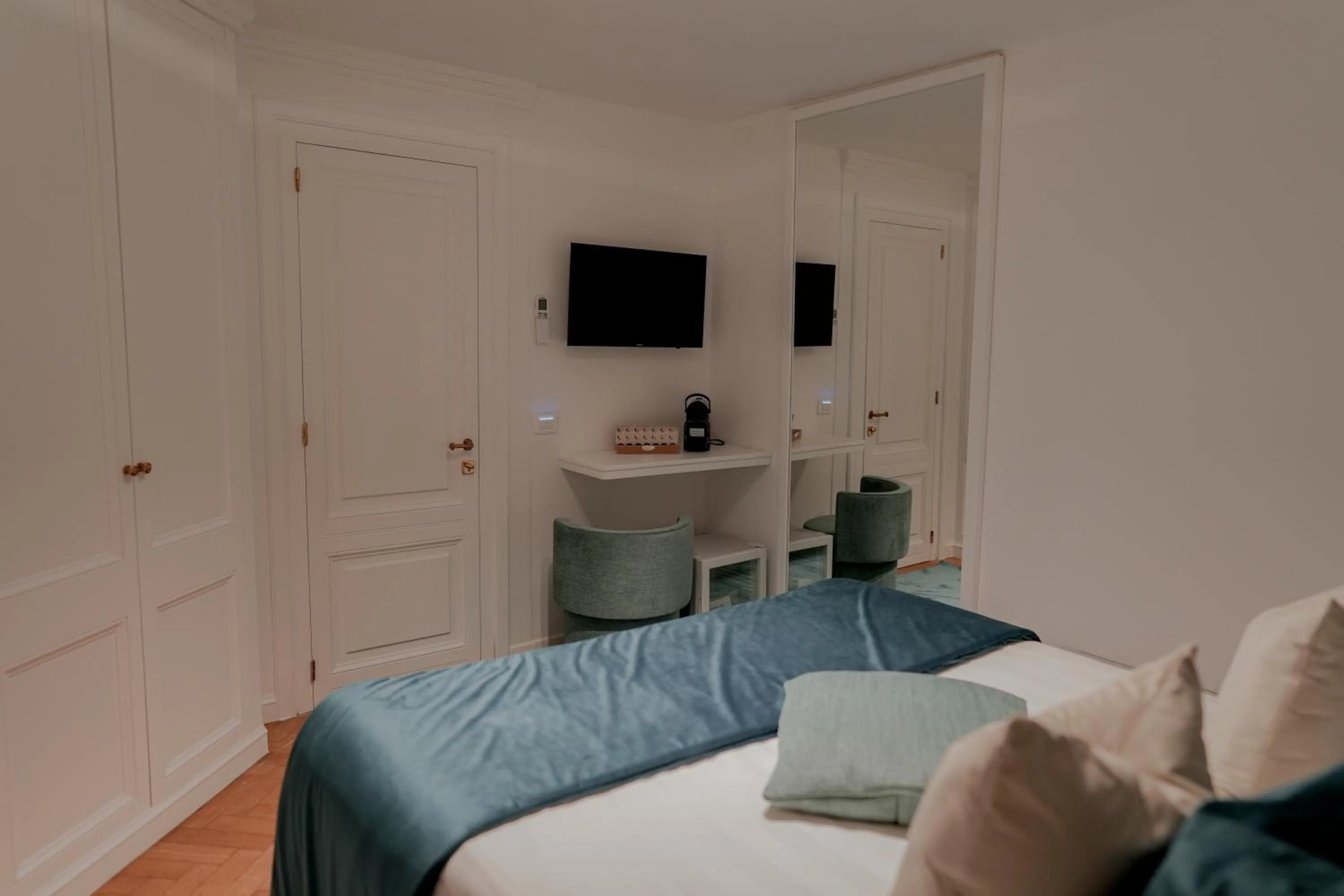 Bed in Màs Boutique Hotel Rome