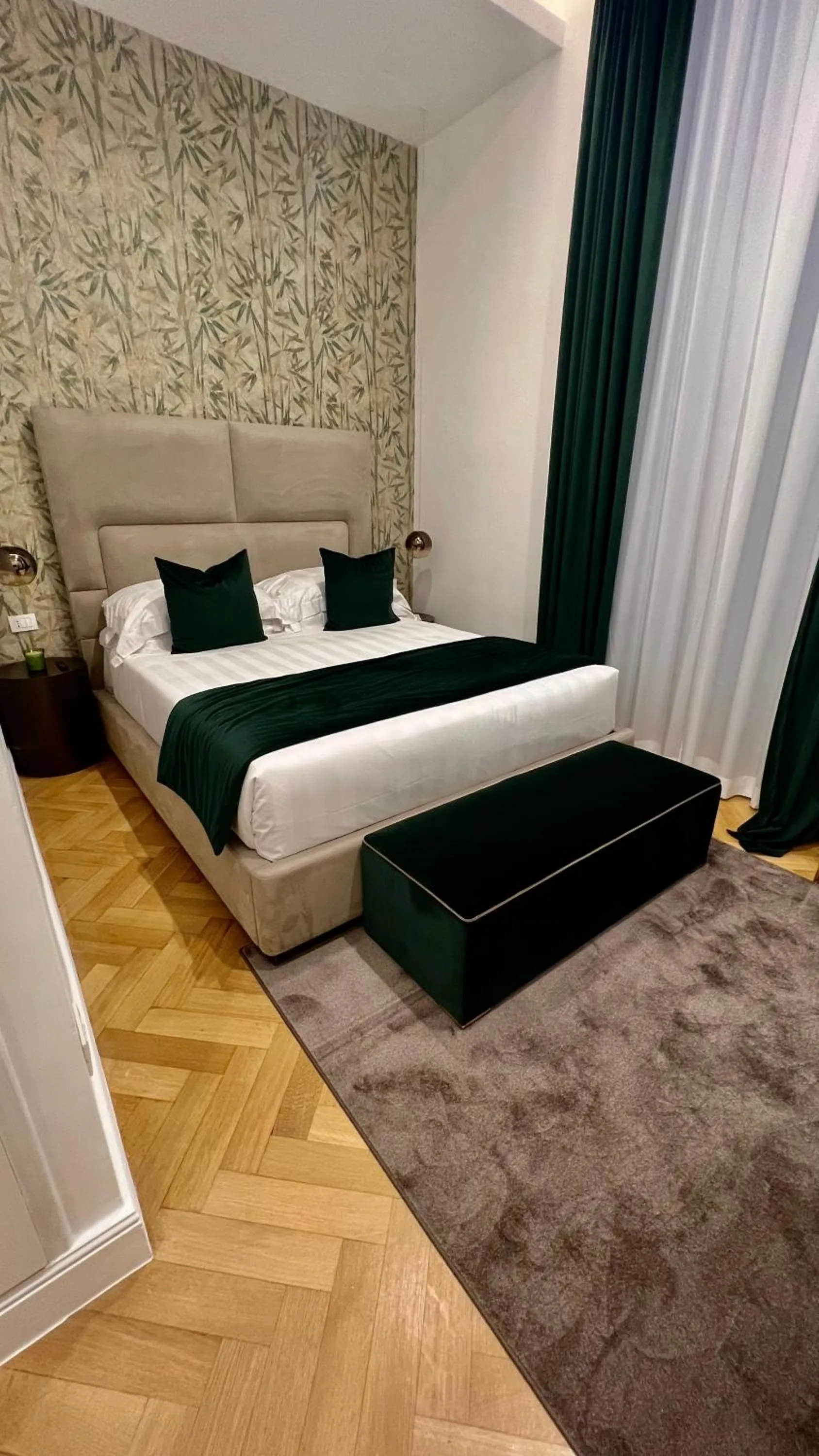 Bed in Màs Boutique Hotel Rome