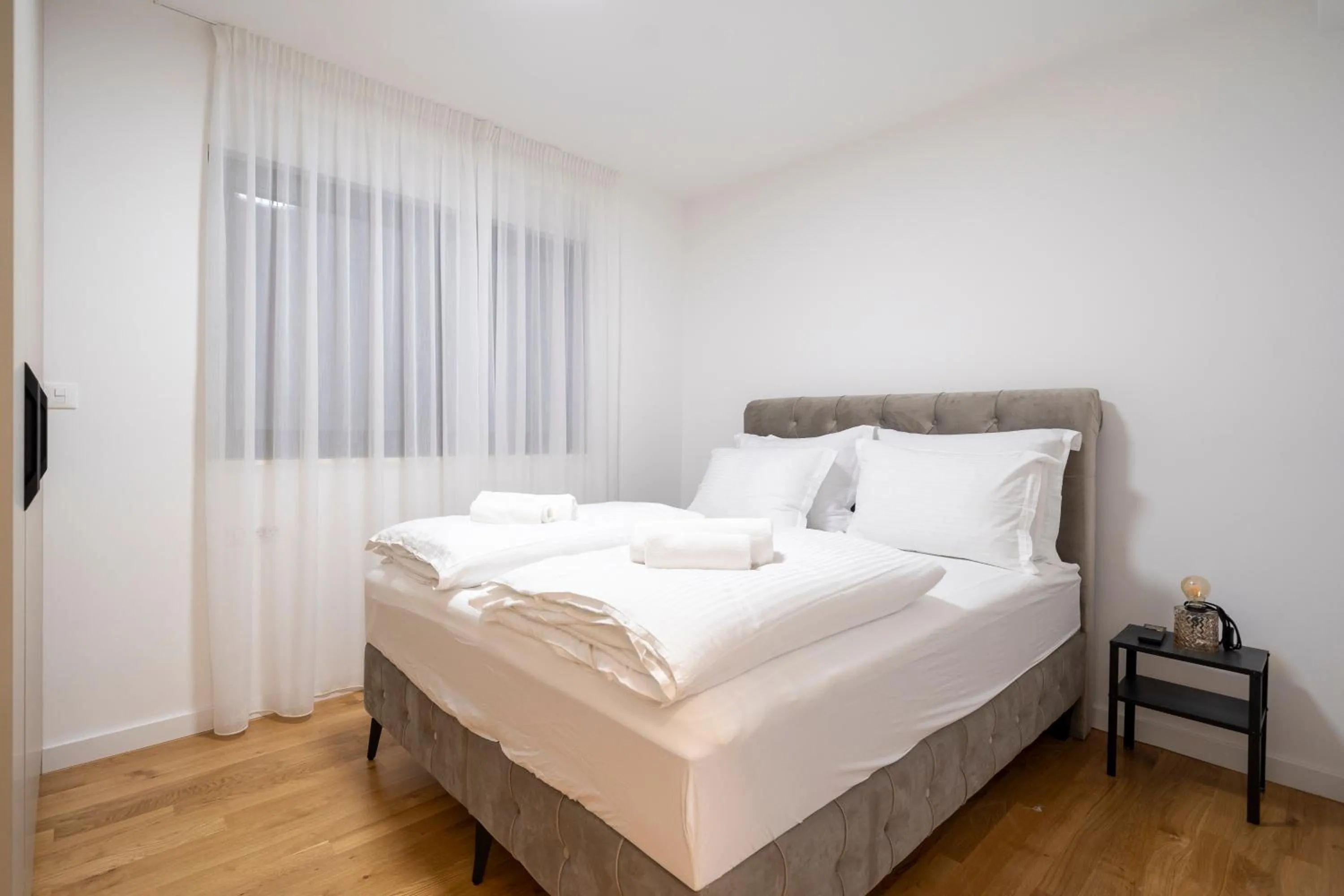 Bed in Mistral Retreat Zadar