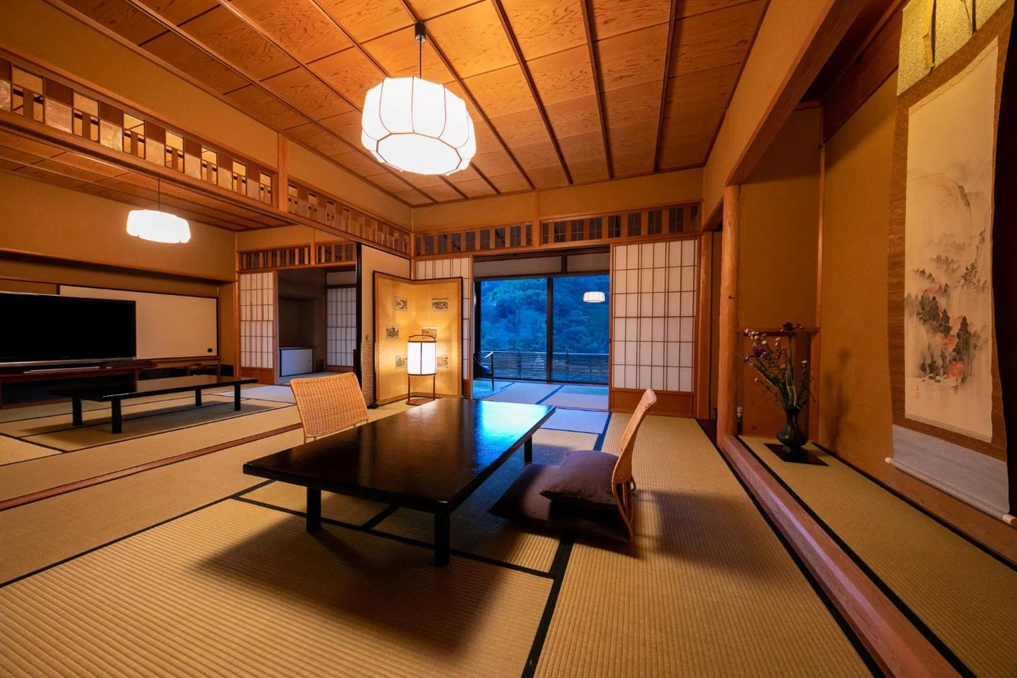 Living room in Fukiya Ryokan