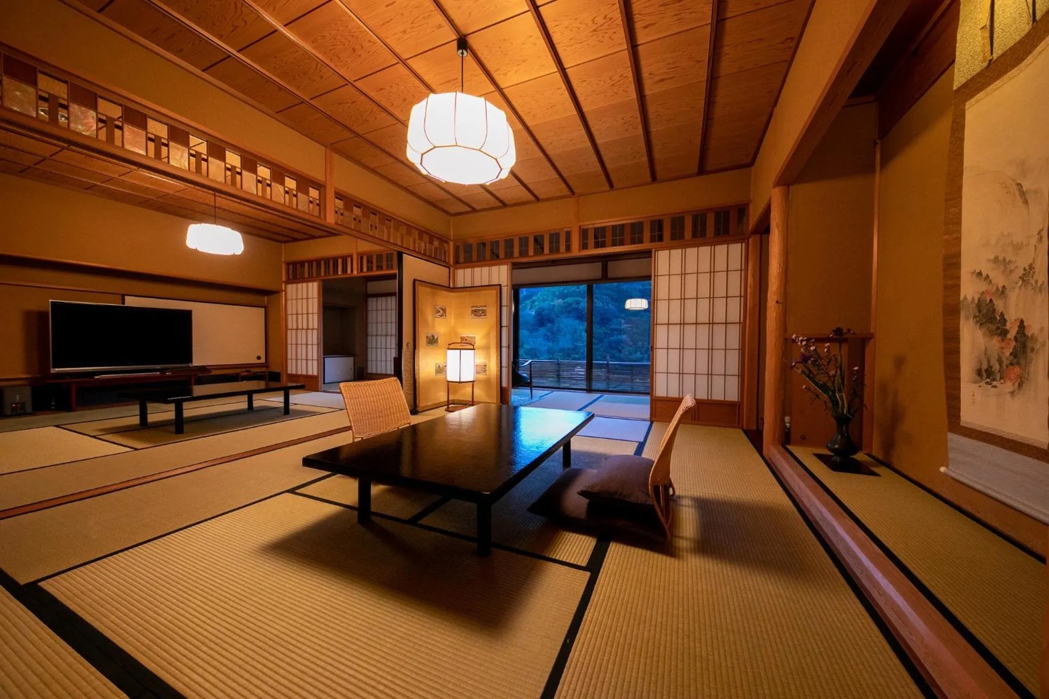 Living room in Fukiya Ryokan