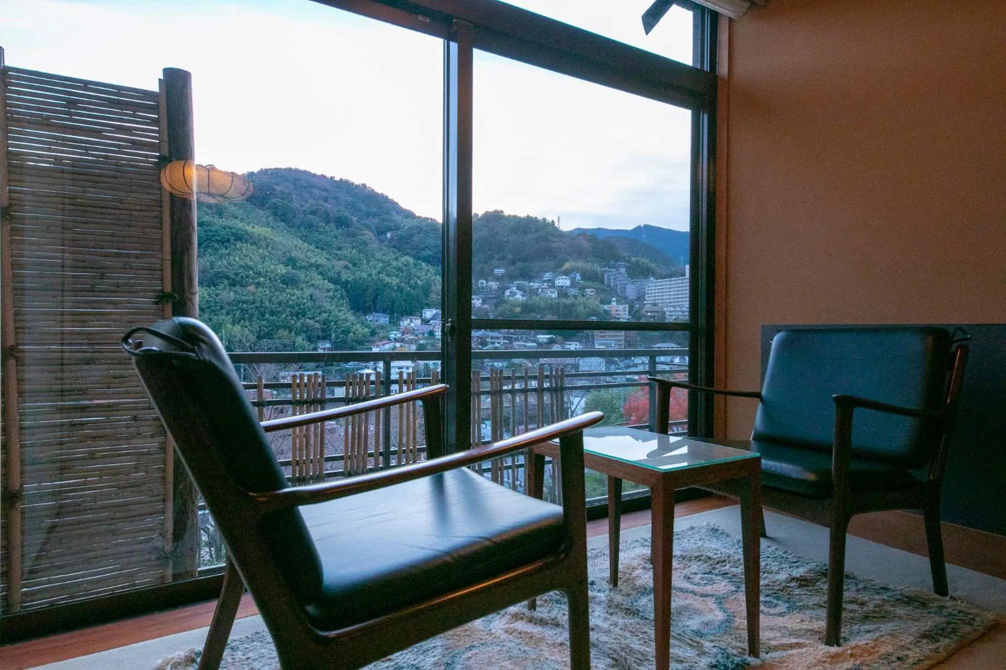 Mountain view in Fukiya Ryokan