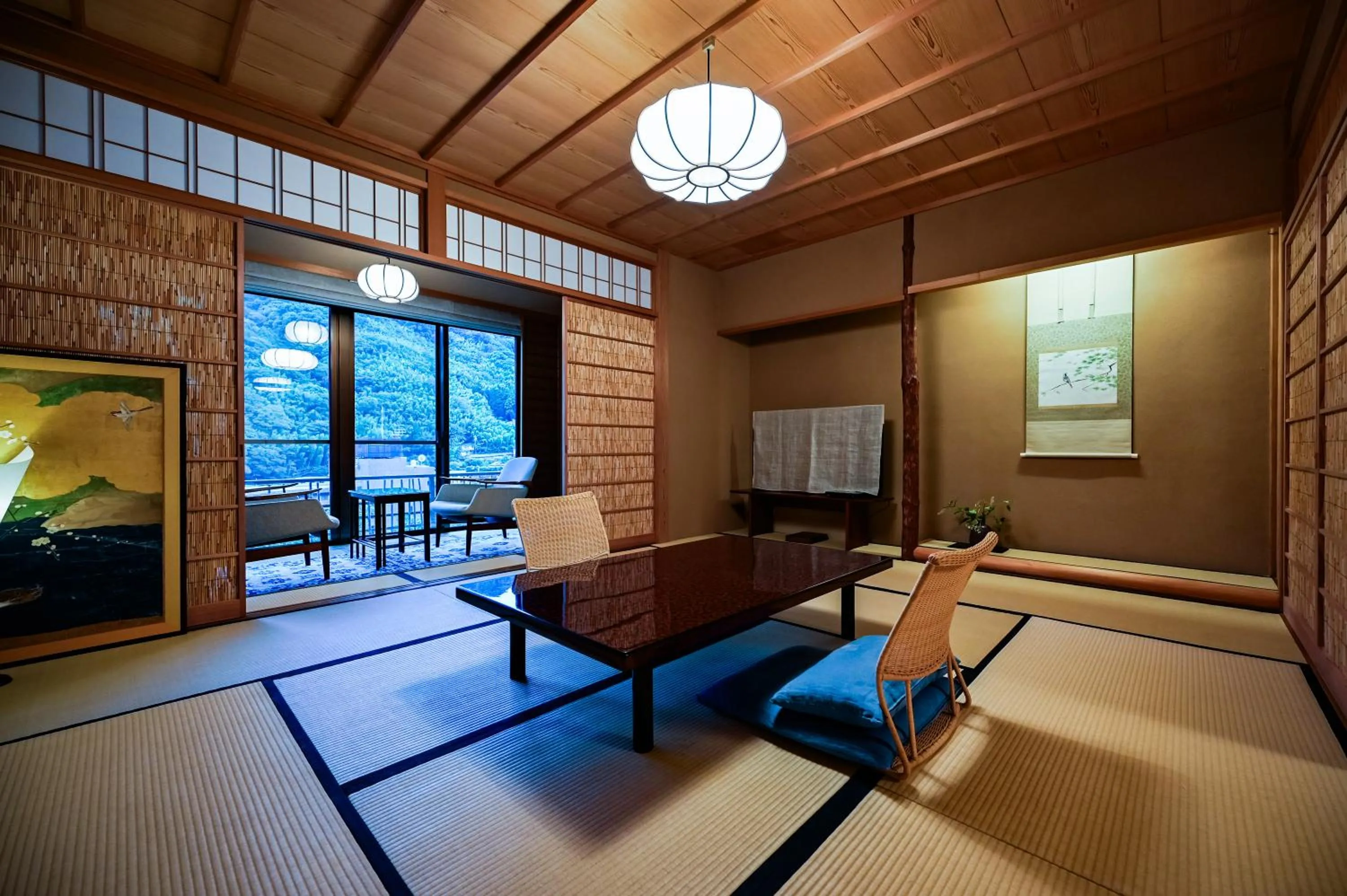 Living room in Fukiya Ryokan