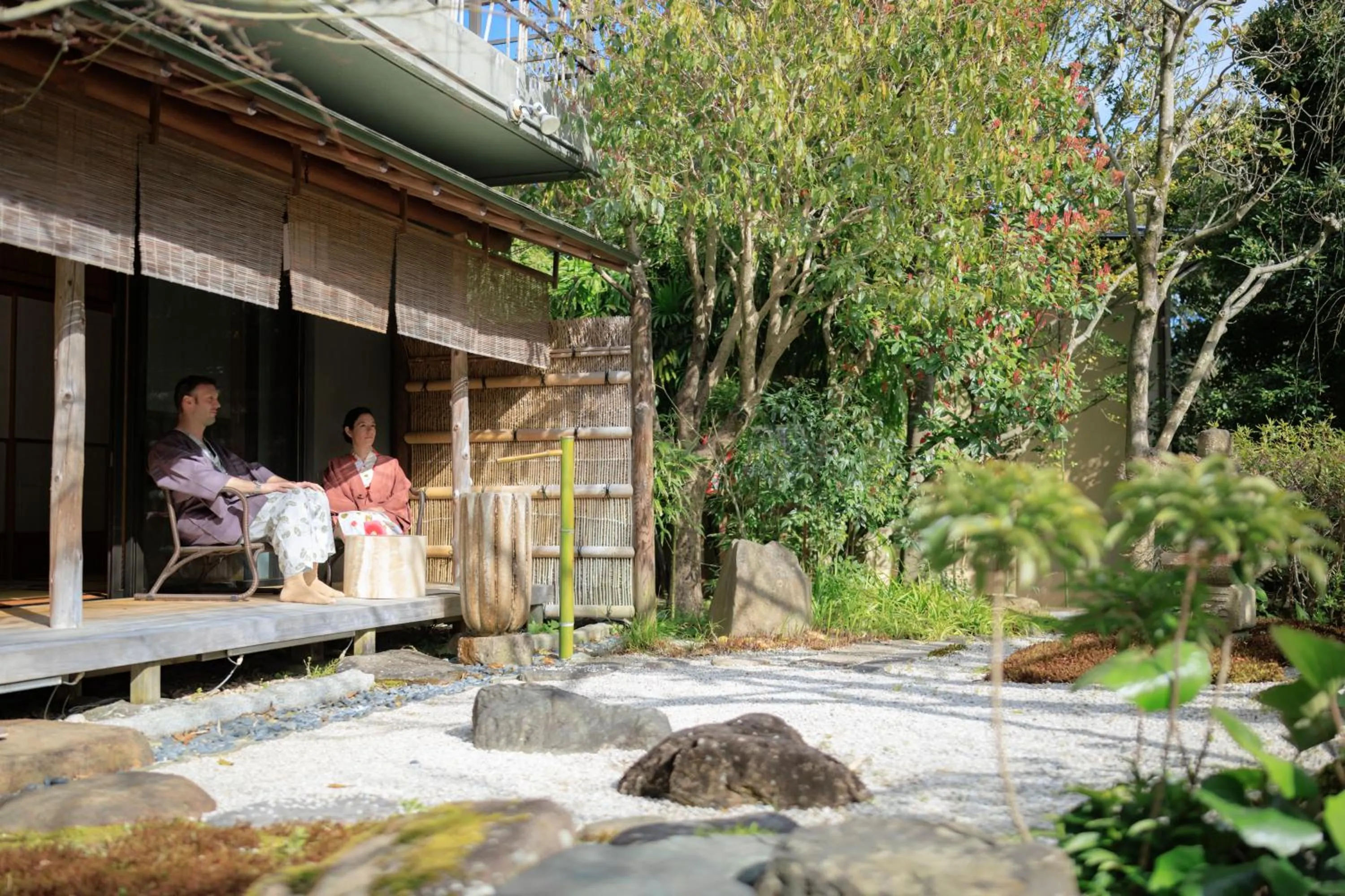Balcony/Terrace in Fukiya Ryokan