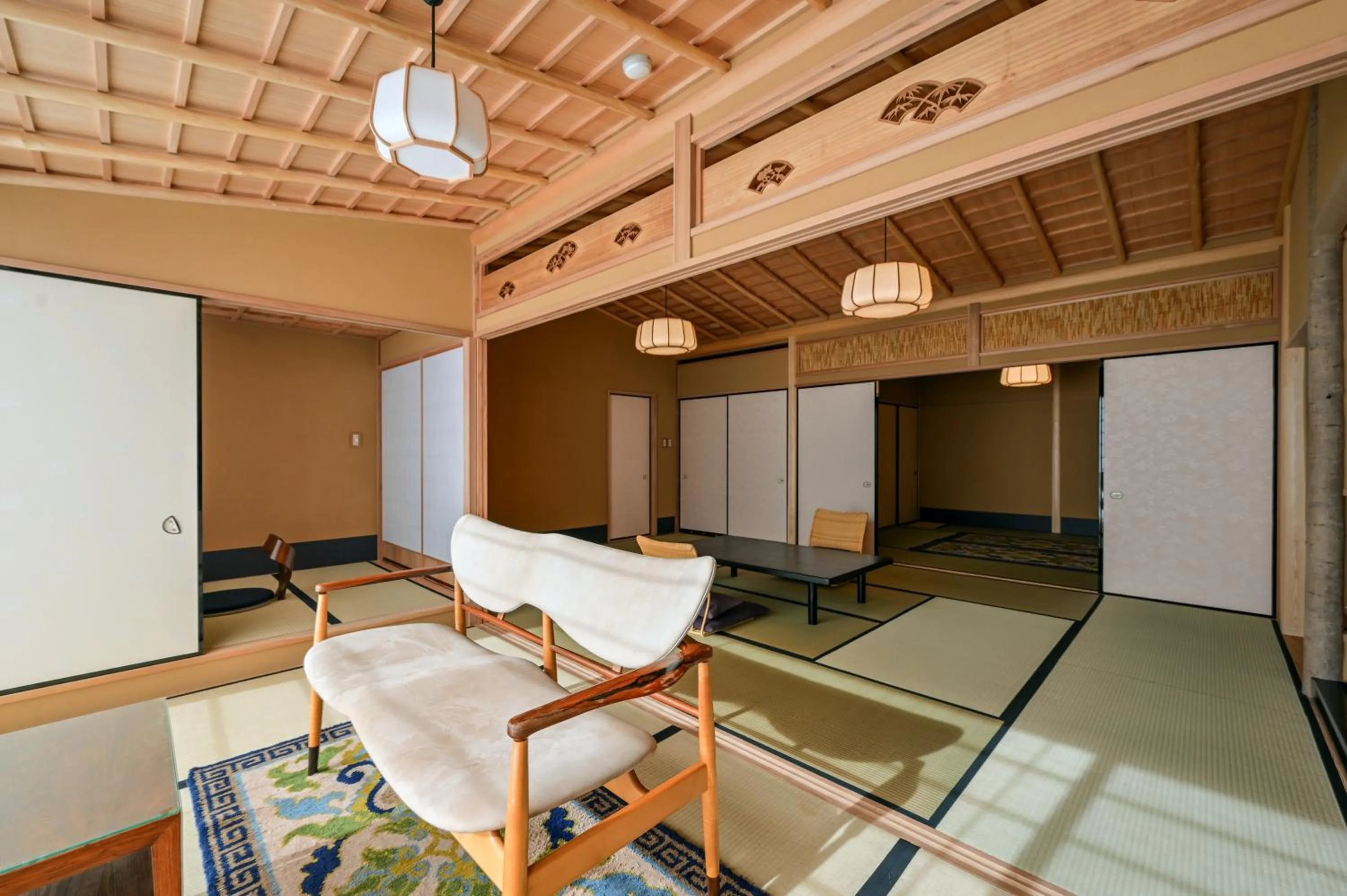 Living room in Fukiya Ryokan