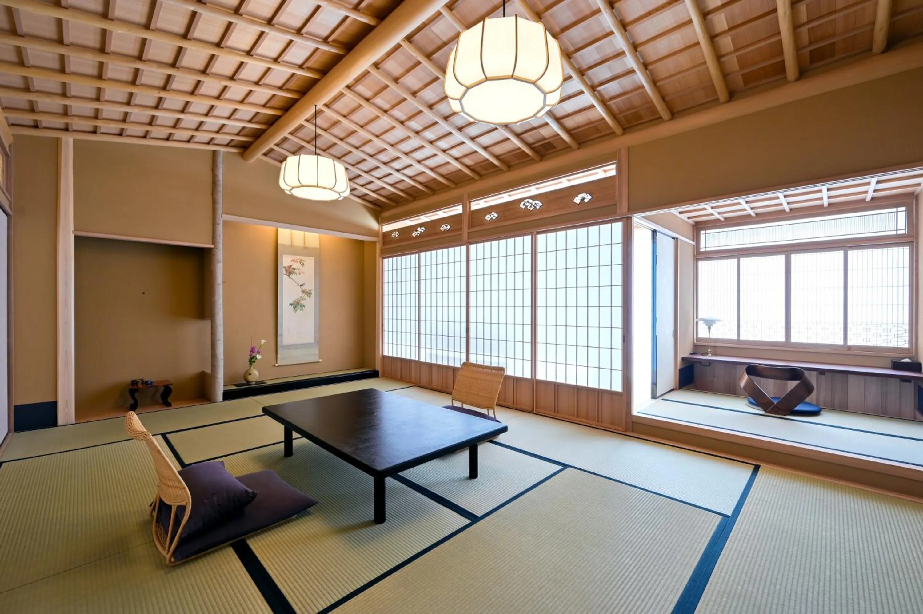 Living room in Fukiya Ryokan