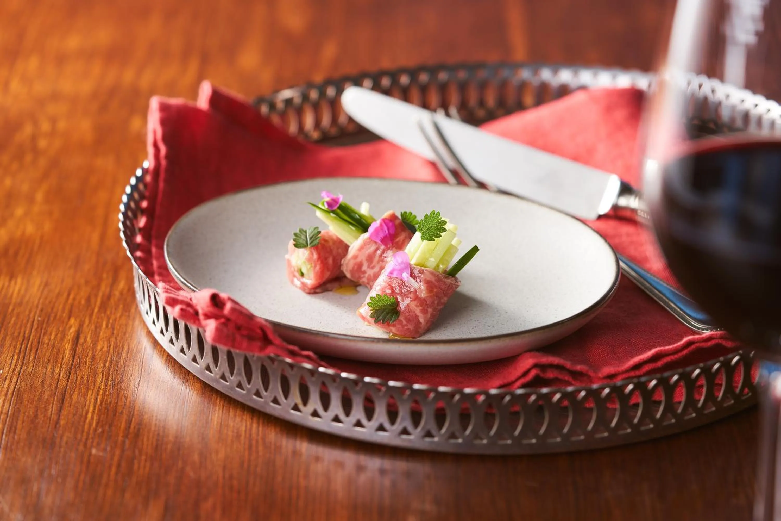 Dinner in LONGINGHOUSE Kyukaruizawa Suwanomori