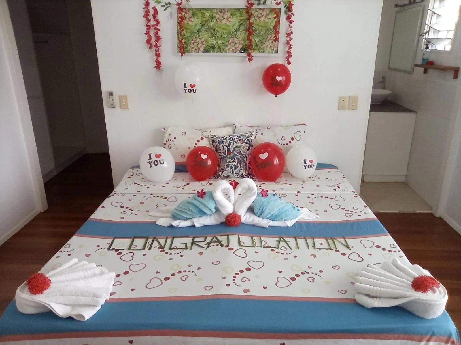 Bed in The Ideal Bed & Breakfast