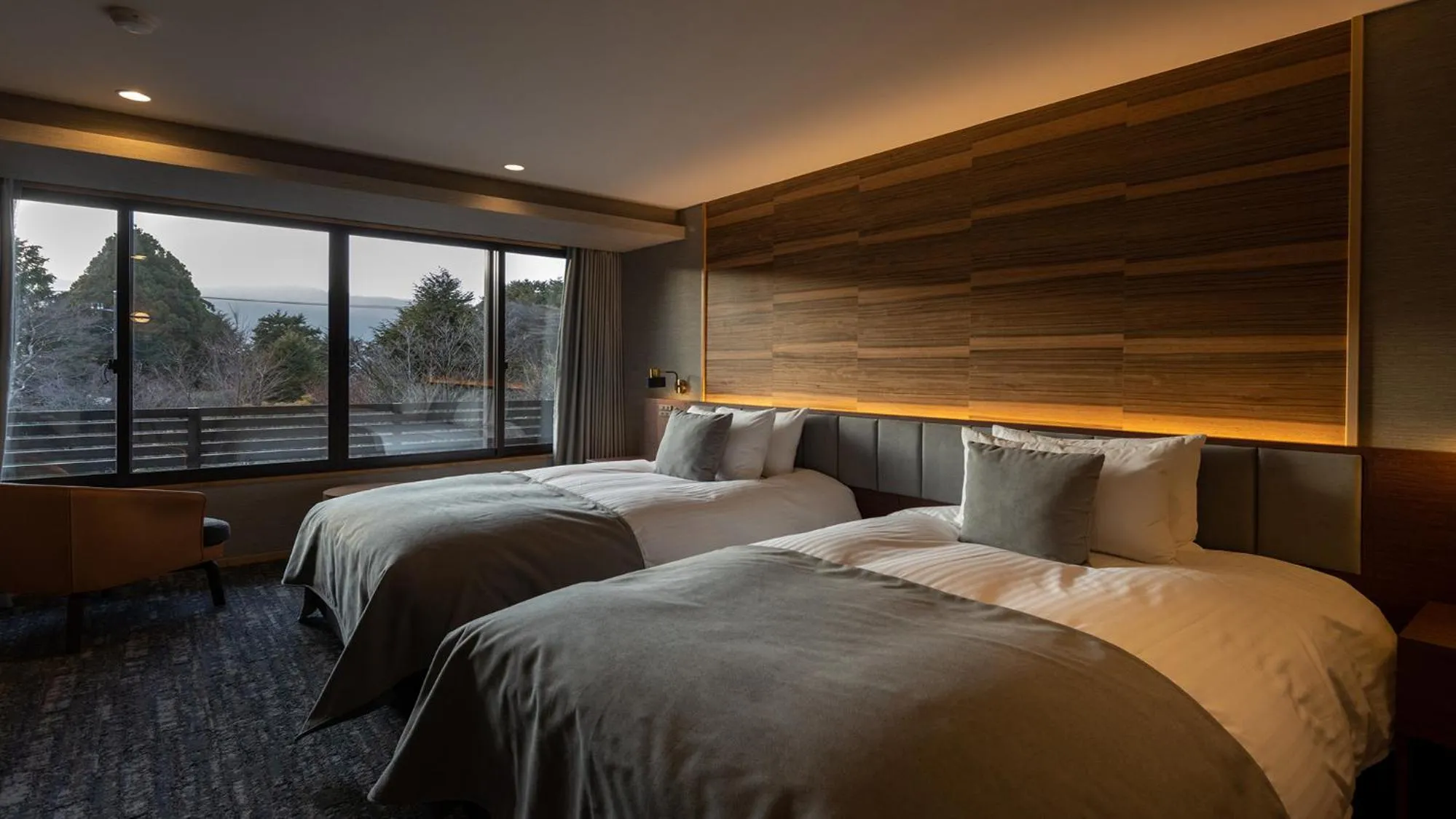 Photo of the whole room, Bed in Sengokubara COCON