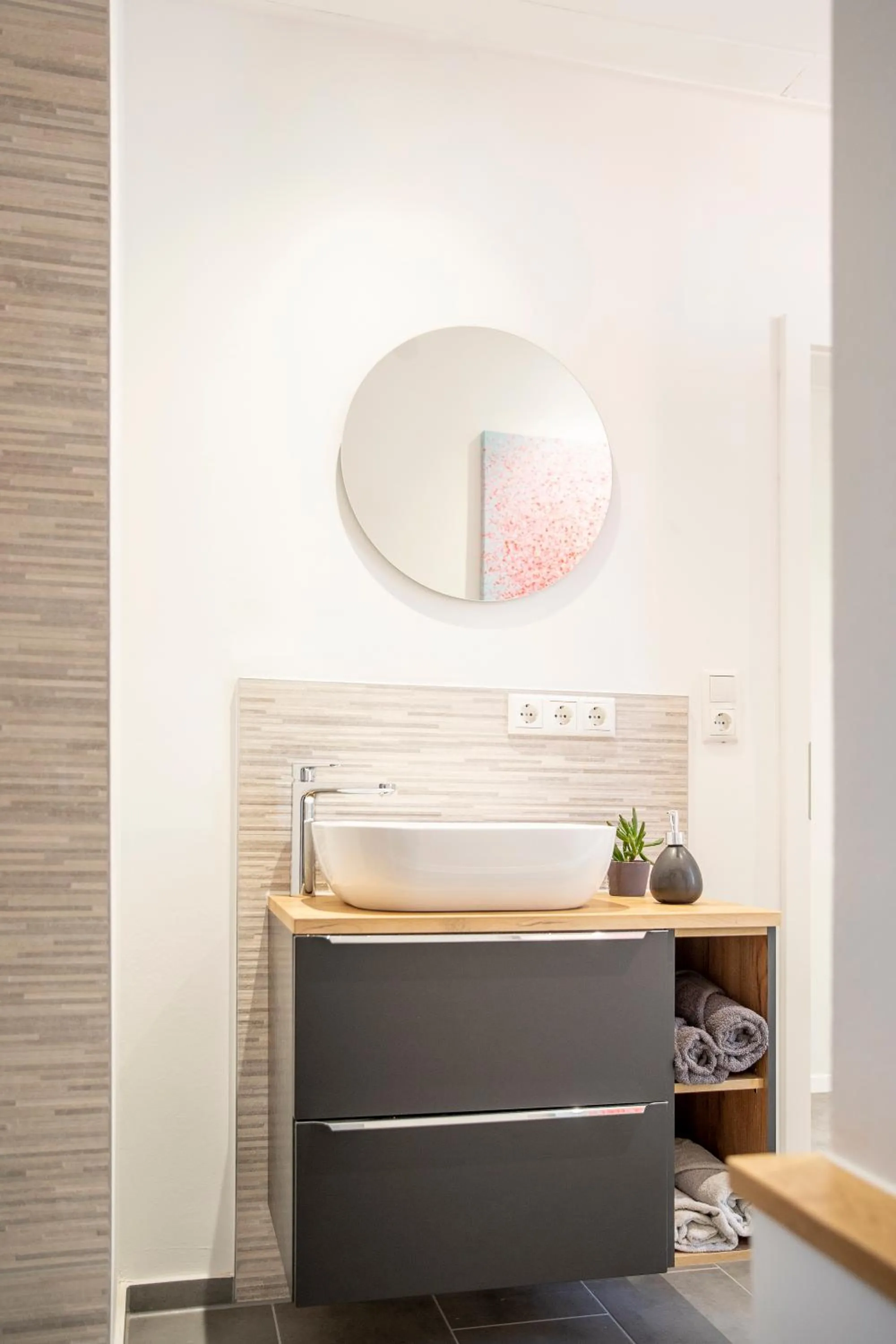 Bathroom in bayreuthome - Stilvolles Apartment im Zentrum - 2 Schlafzimmer